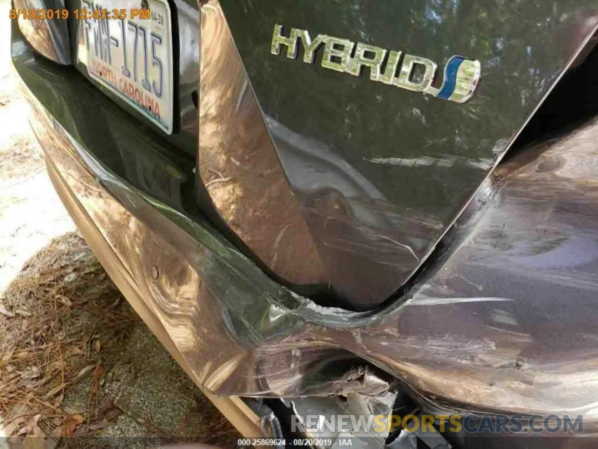 17 Photograph of a damaged car JTDKARFU8K3086406 TOYOTA PRIUS 2019