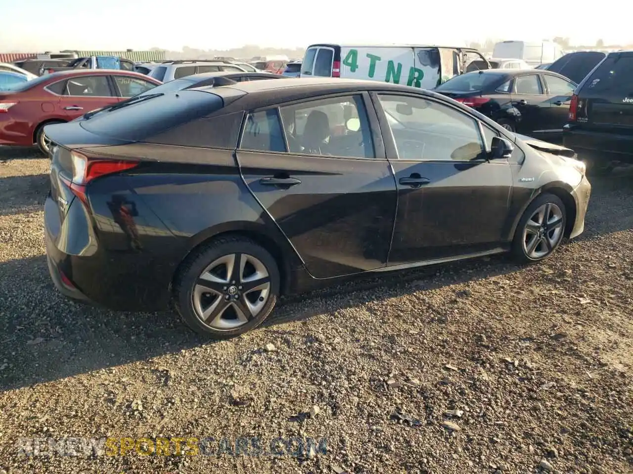 3 Photograph of a damaged car JTDKARFUXK3097021 TOYOTA PRIUS 2019