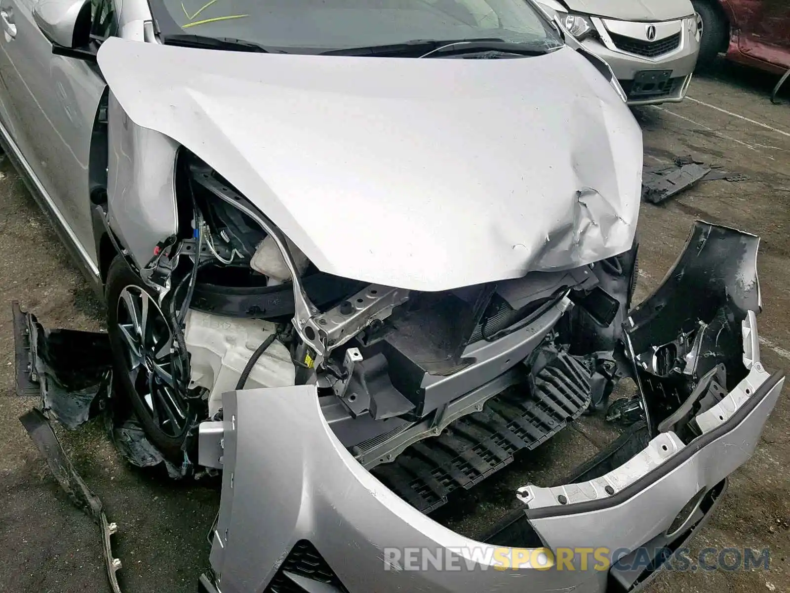 9 Photograph of a damaged car JTDKDTB33K1621574 TOYOTA PRIUS 2019