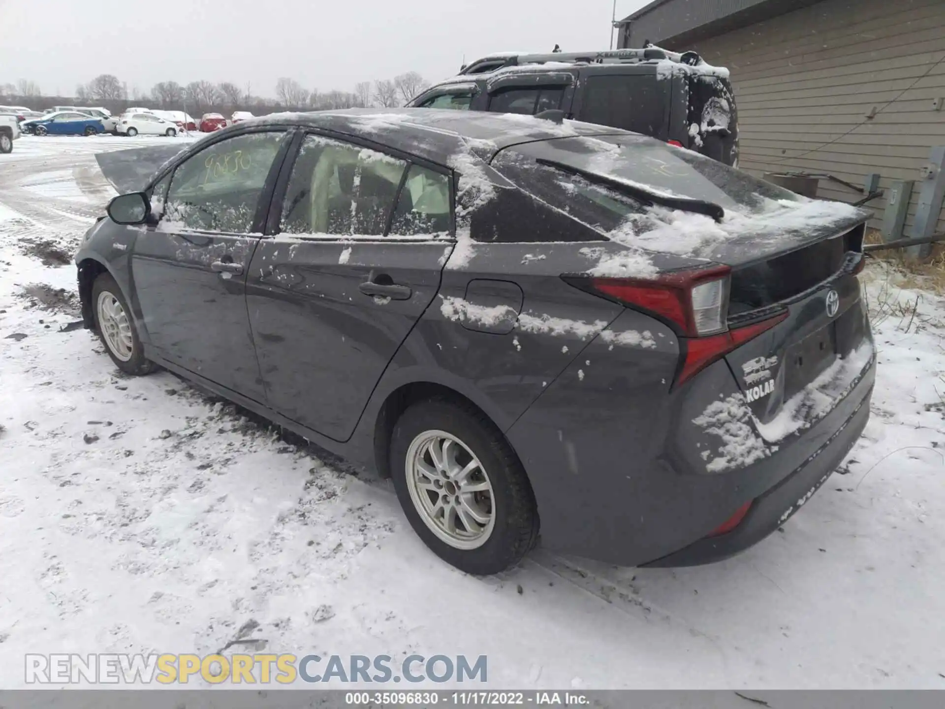 3 Photograph of a damaged car JTDL9RFU0K3011292 TOYOTA PRIUS 2019