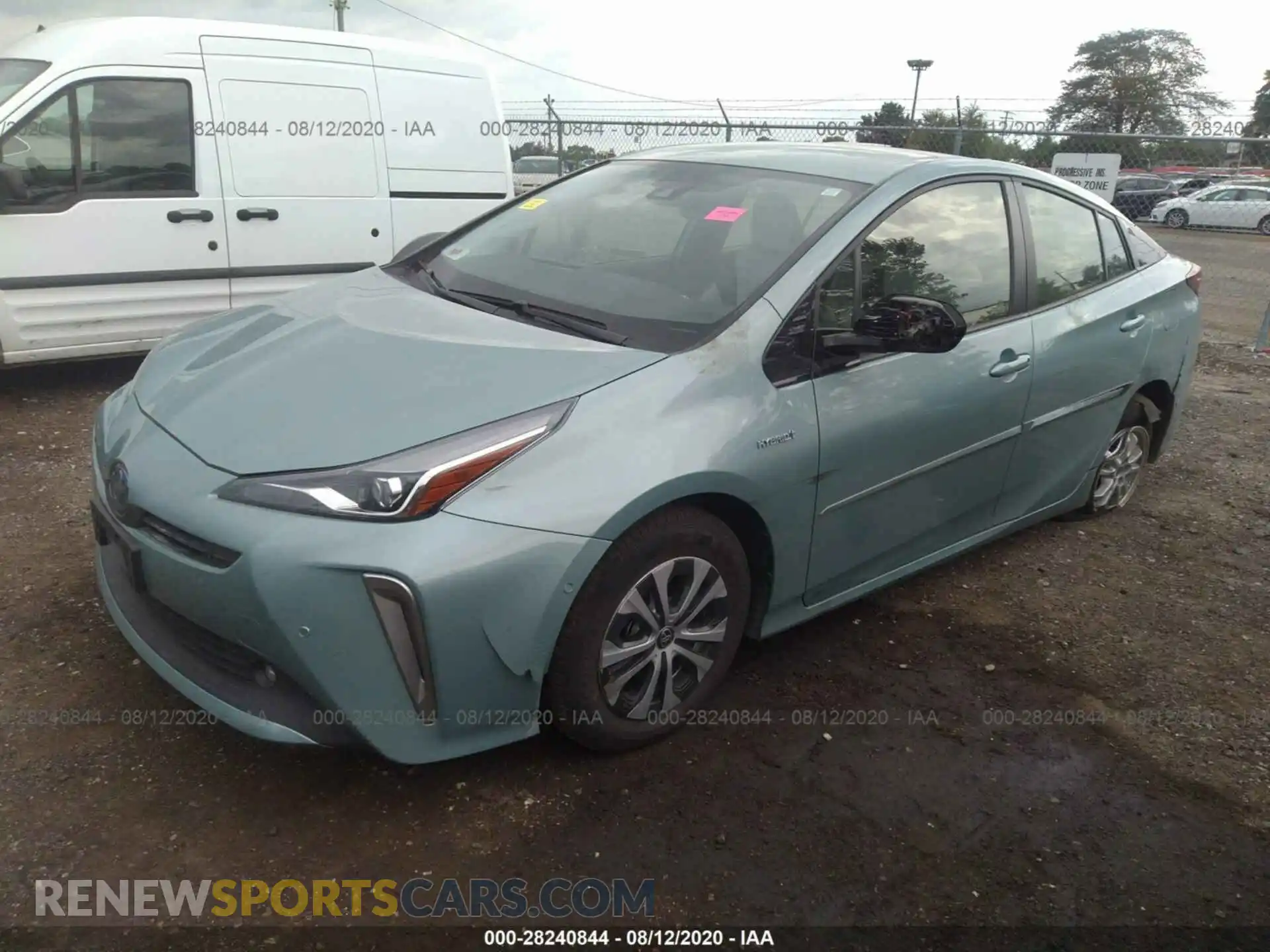 2 Photograph of a damaged car JTDL9RFU2K3011875 TOYOTA PRIUS 2019