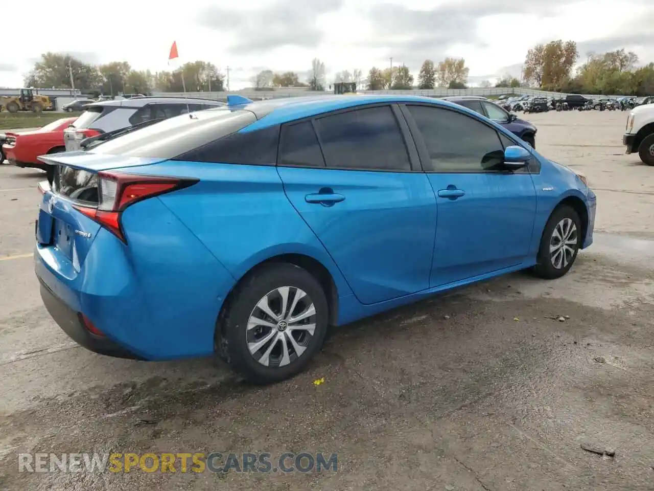 3 fotografías del automóvil dañado JTDL9RFU2K3012279 TOYOTA PRIUS 2019