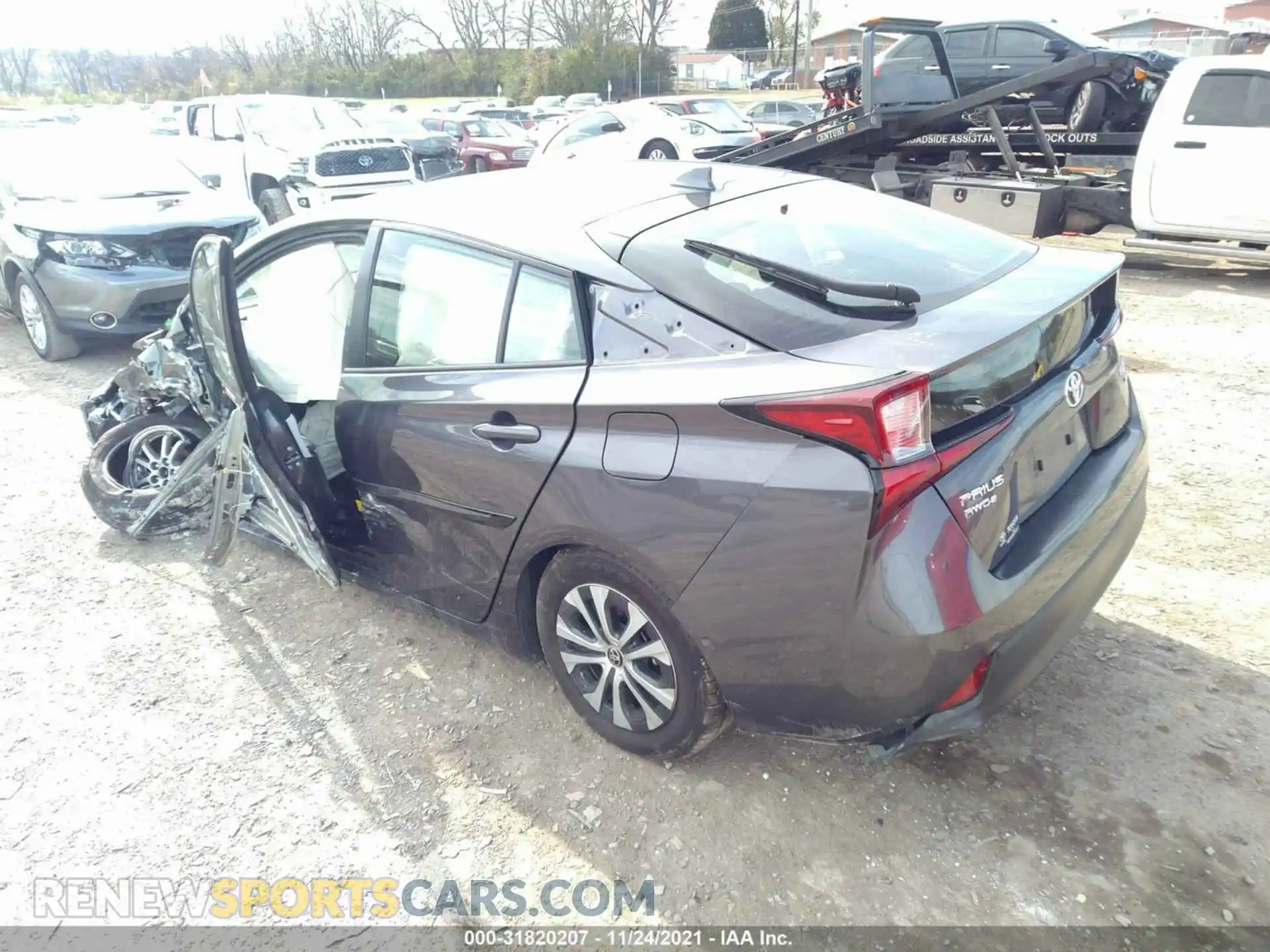 3 Photograph of a damaged car JTDL9RFU4K3003132 TOYOTA PRIUS 2019