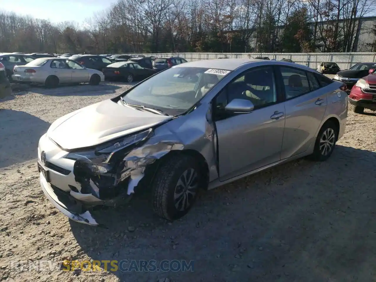 1 Photograph of a damaged car JTDL9RFU4K3011652 TOYOTA PRIUS 2019