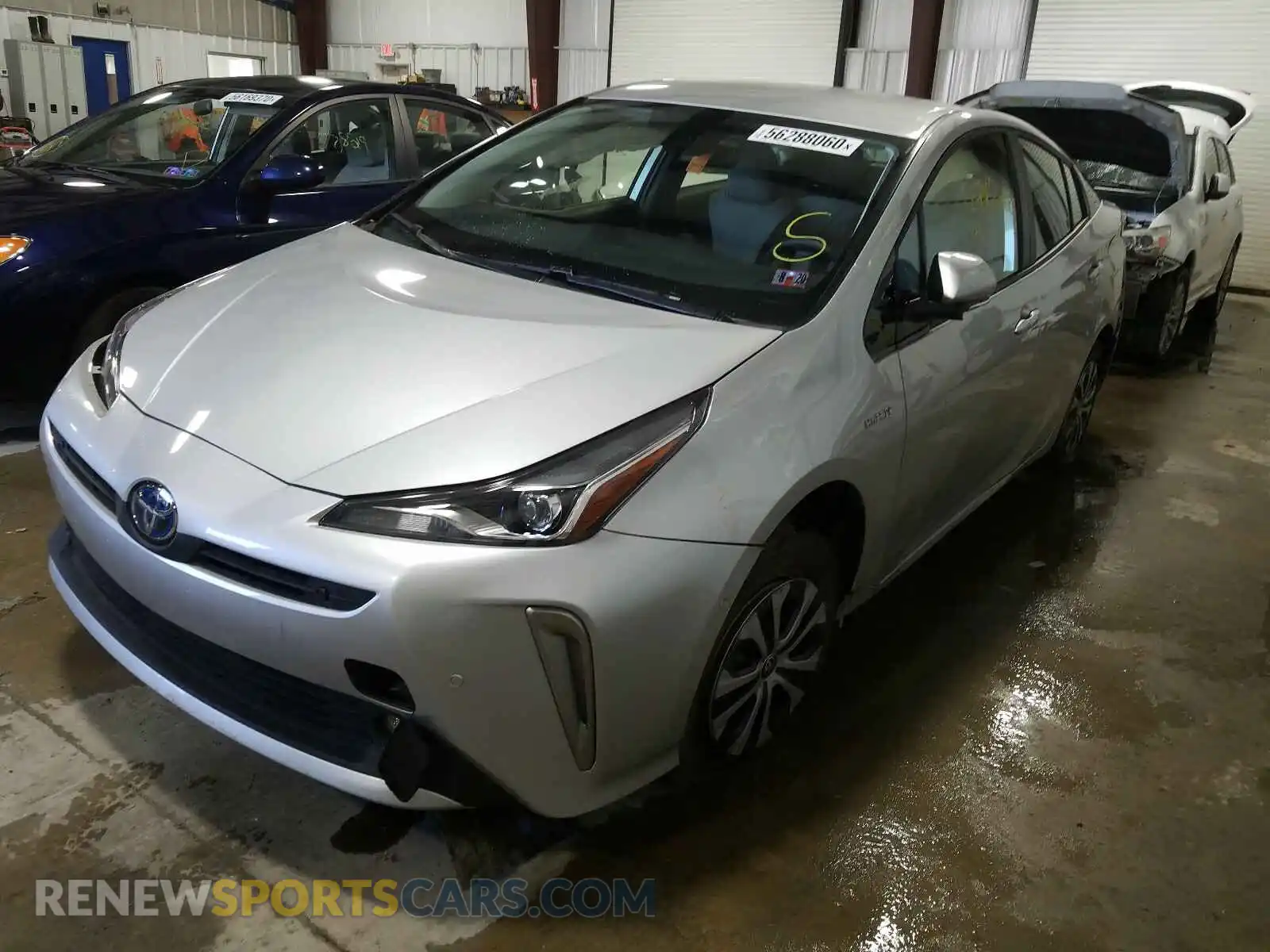 2 Photograph of a damaged car JTDL9RFU6K3010793 TOYOTA PRIUS 2019