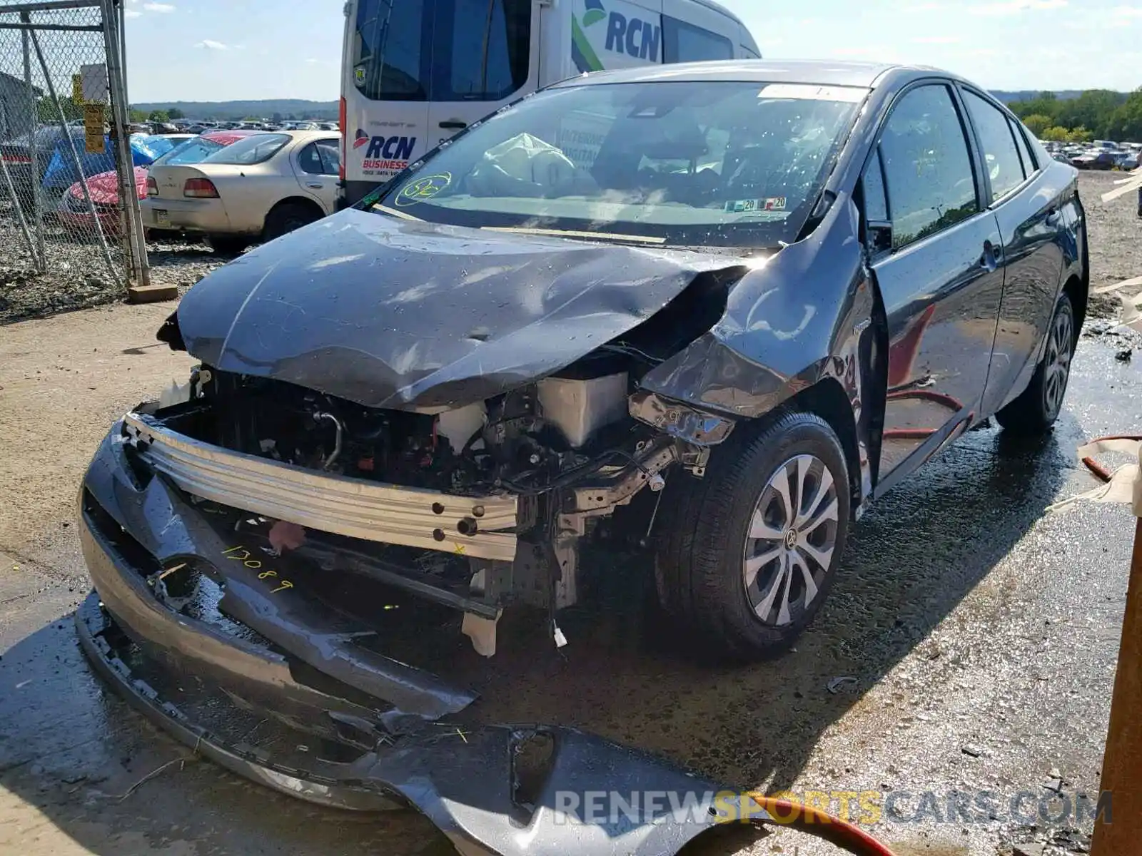 2 Photograph of a damaged car JTDL9RFU7K3001715 TOYOTA PRIUS 2019