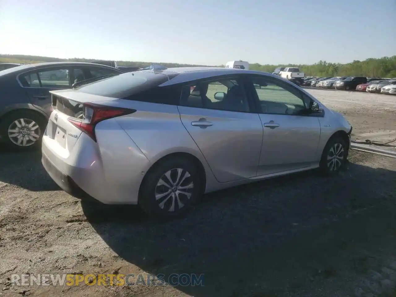 3 fotografías del automóvil dañado JTDL9RFU9K3003241 TOYOTA PRIUS 2019