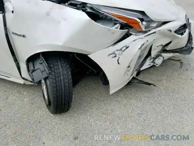 9 Photograph of a damaged car JTDL9RFU9K3004308 TOYOTA PRIUS 2019