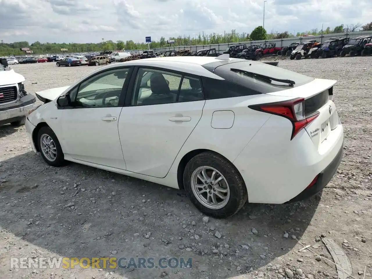 2 Фотография поврежденного автомобиля JTDL9RFUXK3004950 TOYOTA PRIUS 2019