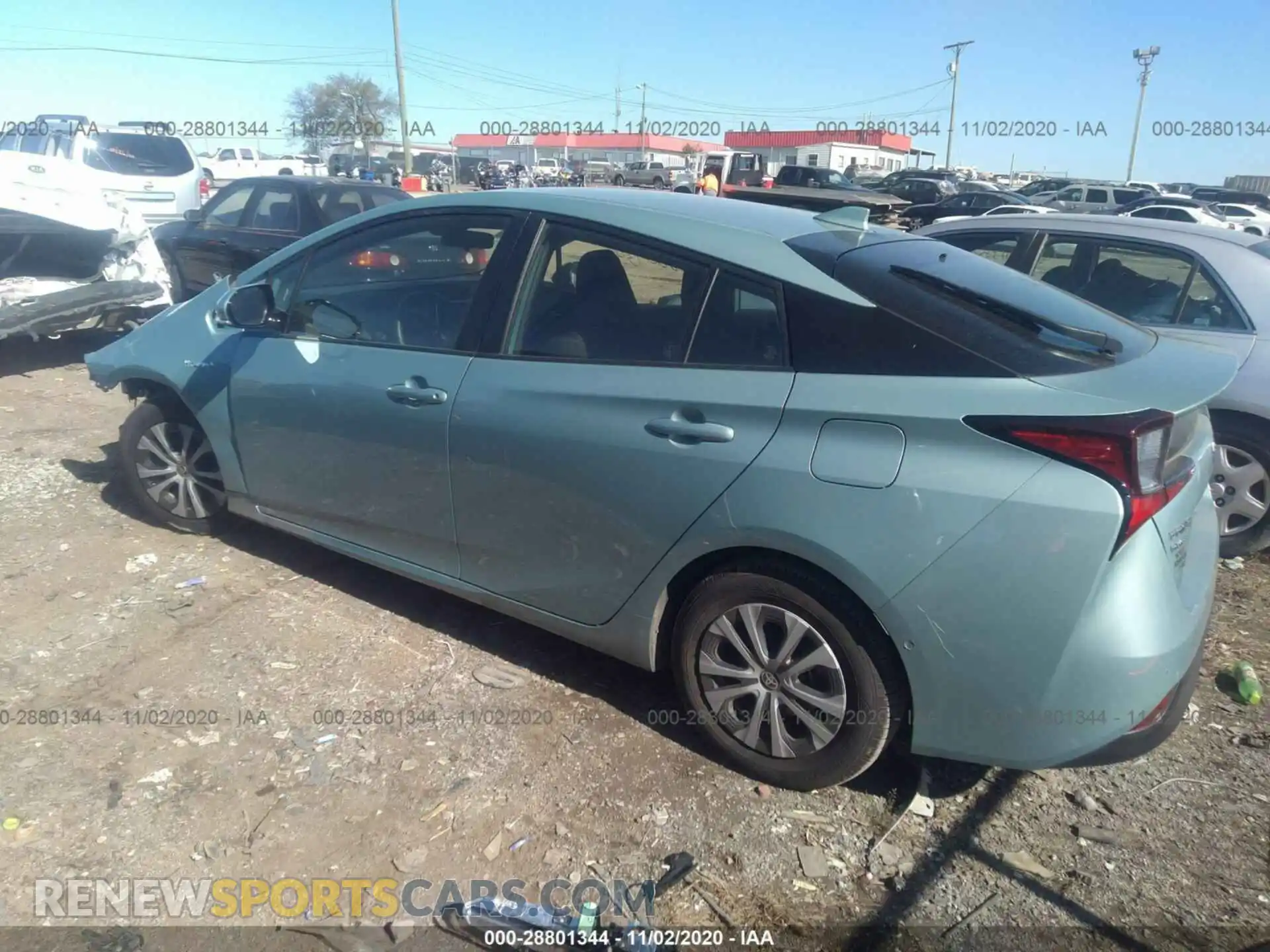 3 Photograph of a damaged car JTDL9RFUXK3007119 TOYOTA PRIUS 2019