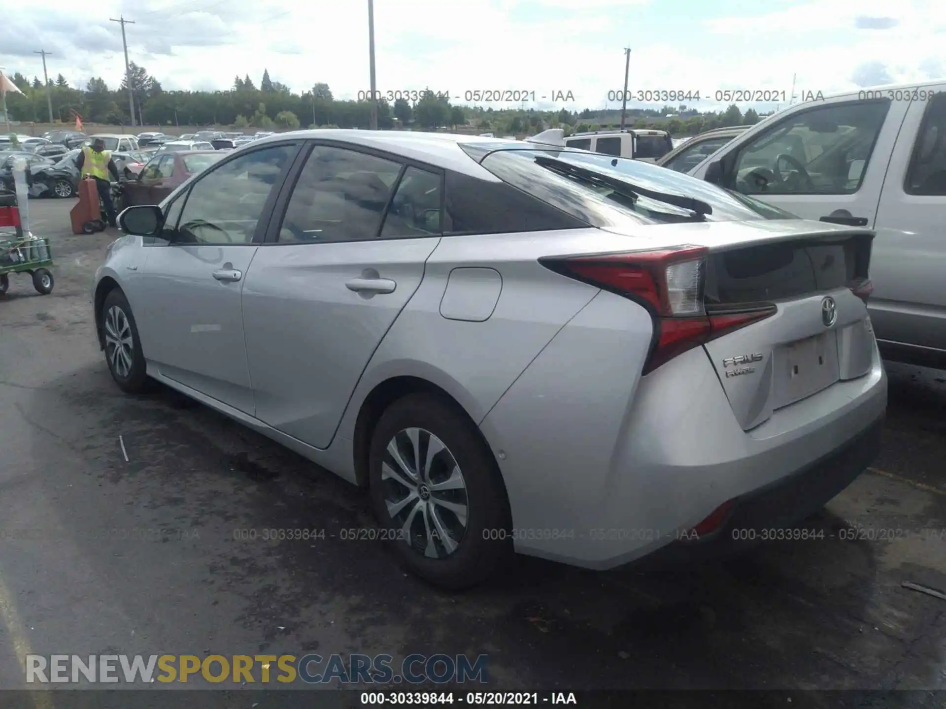 3 Photograph of a damaged car JTDL9RFUXK3010599 TOYOTA PRIUS 2019
