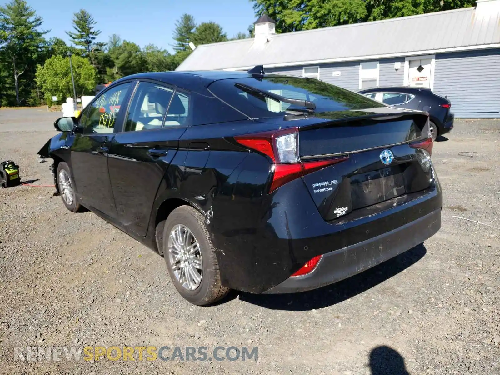 3 Photograph of a damaged car JTDL9RFUXK3011591 TOYOTA PRIUS 2019