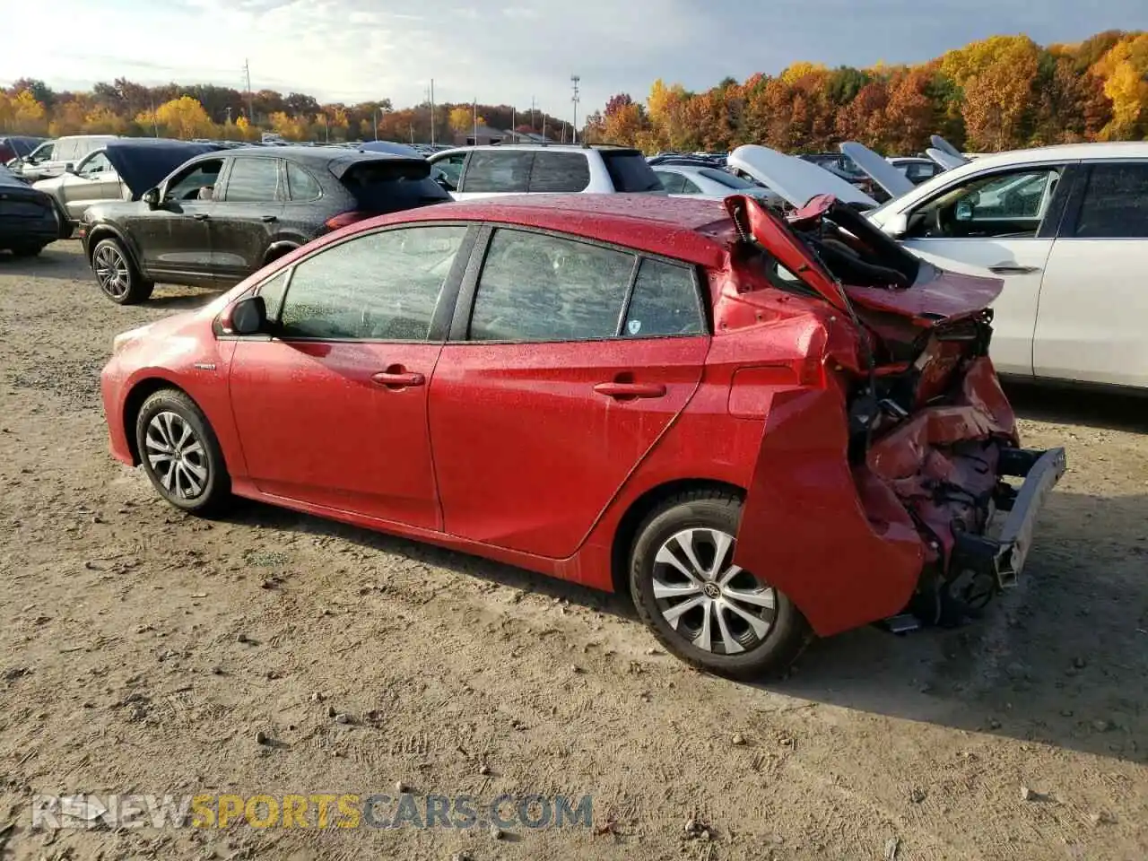 2 Photograph of a damaged car JTDL9RFUXK3012501 TOYOTA PRIUS 2019