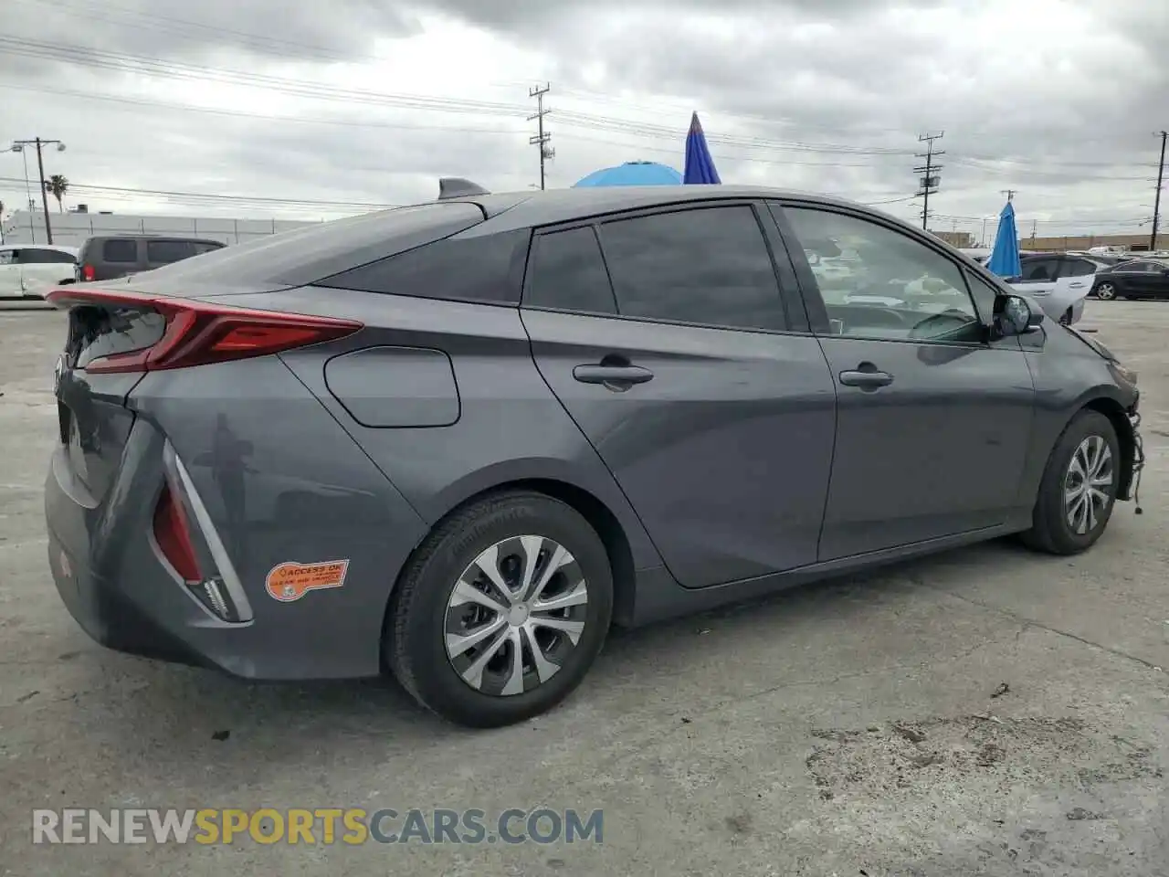 3 Photograph of a damaged car JTDKARFP2L3146286 TOYOTA PRIUS 2020
