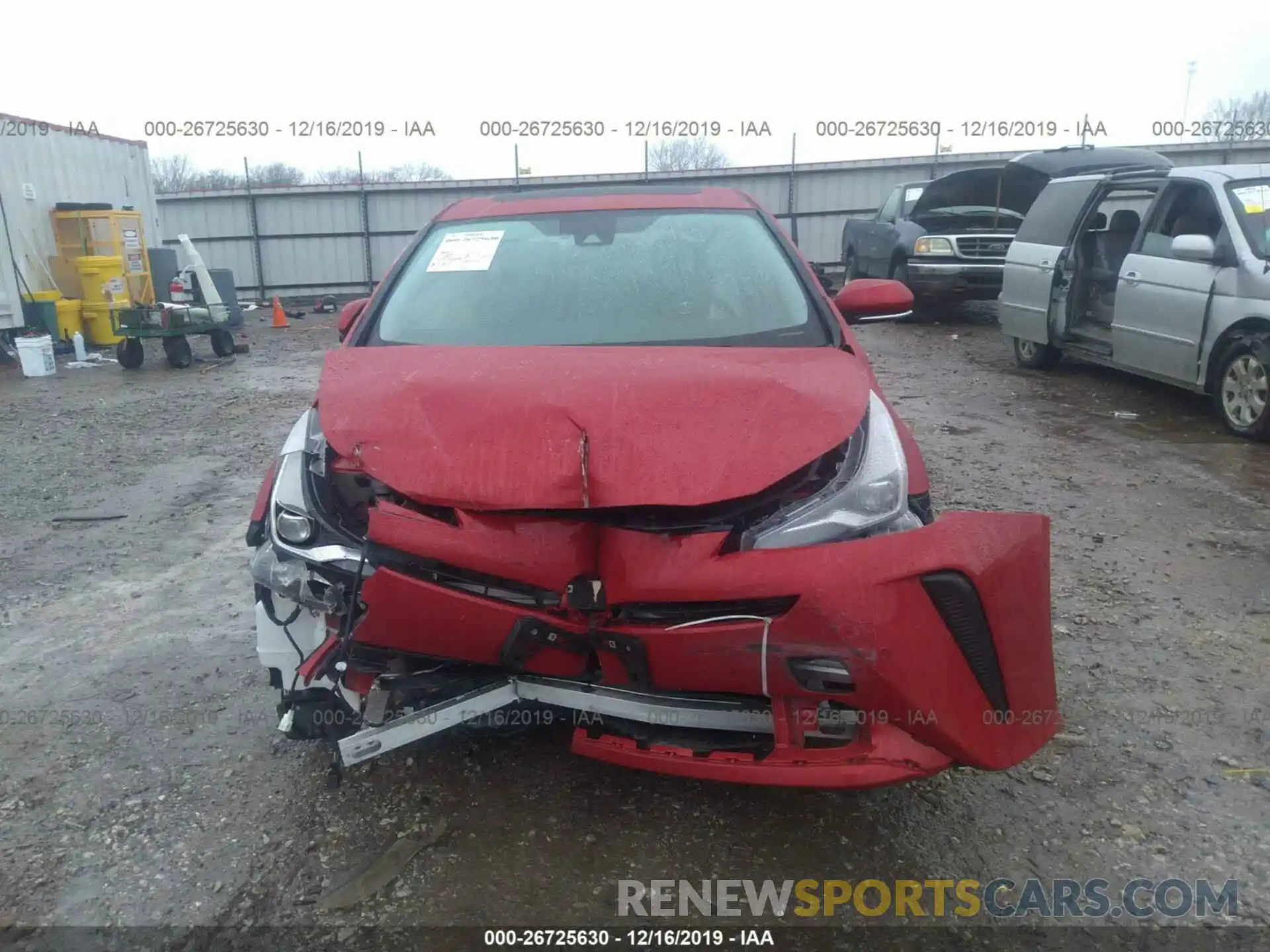 6 Photograph of a damaged car JTDKARFU0L3106908 TOYOTA PRIUS 2020