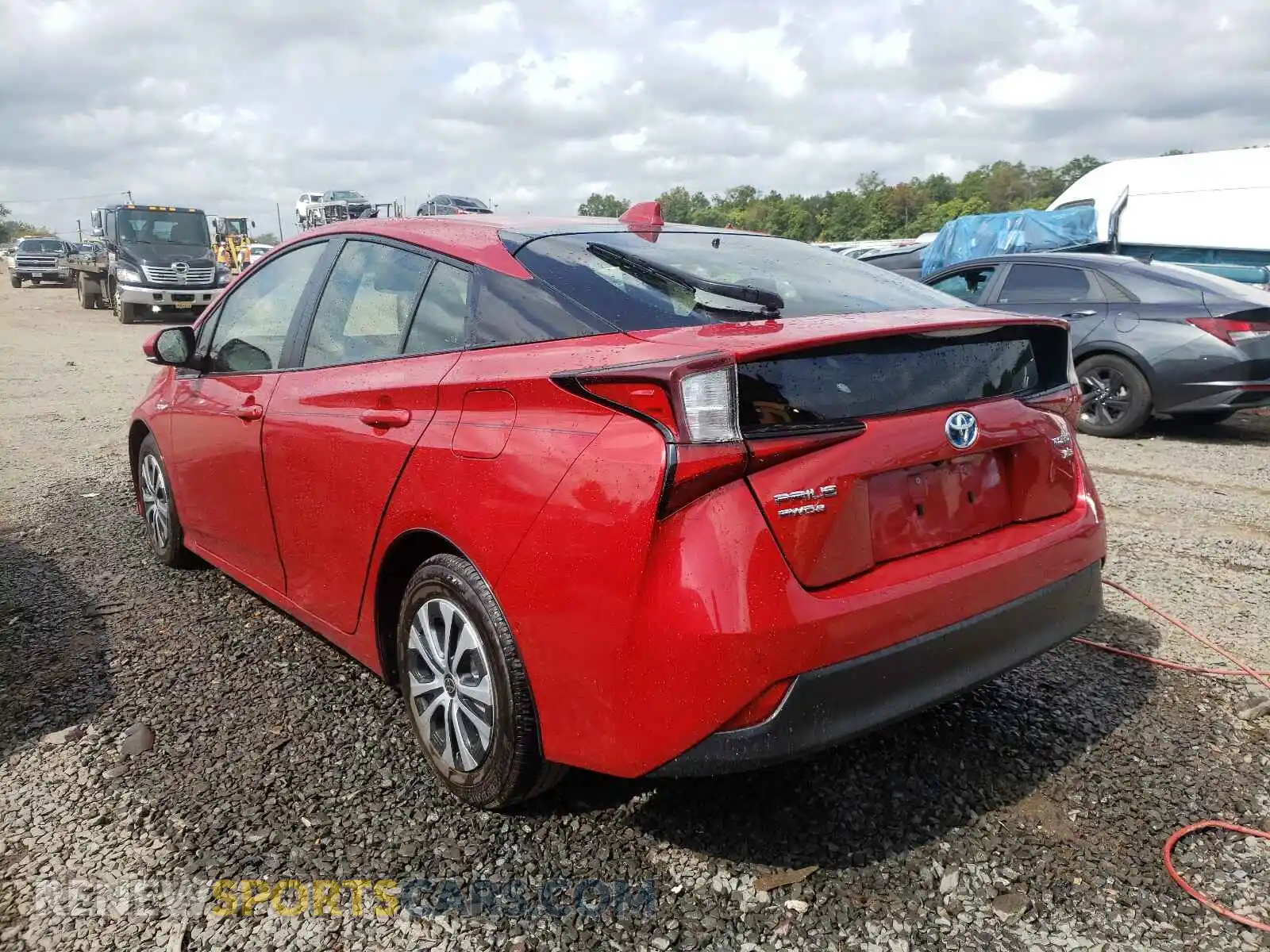 3 Photograph of a damaged car JTDL9RFU2L3015670 TOYOTA PRIUS 2020