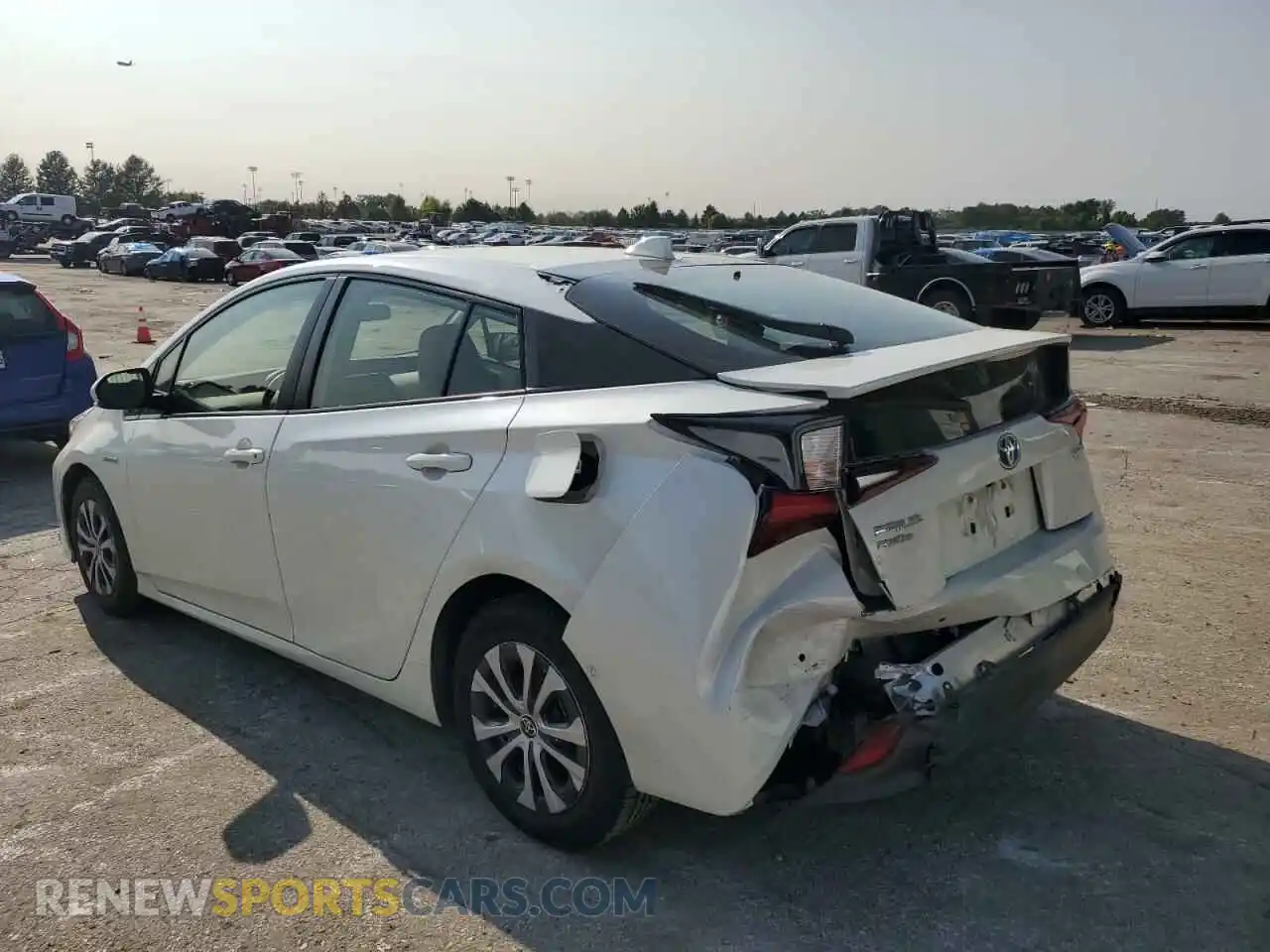 2 Photograph of a damaged car JTDL9RFU2L3017385 TOYOTA PRIUS 2020