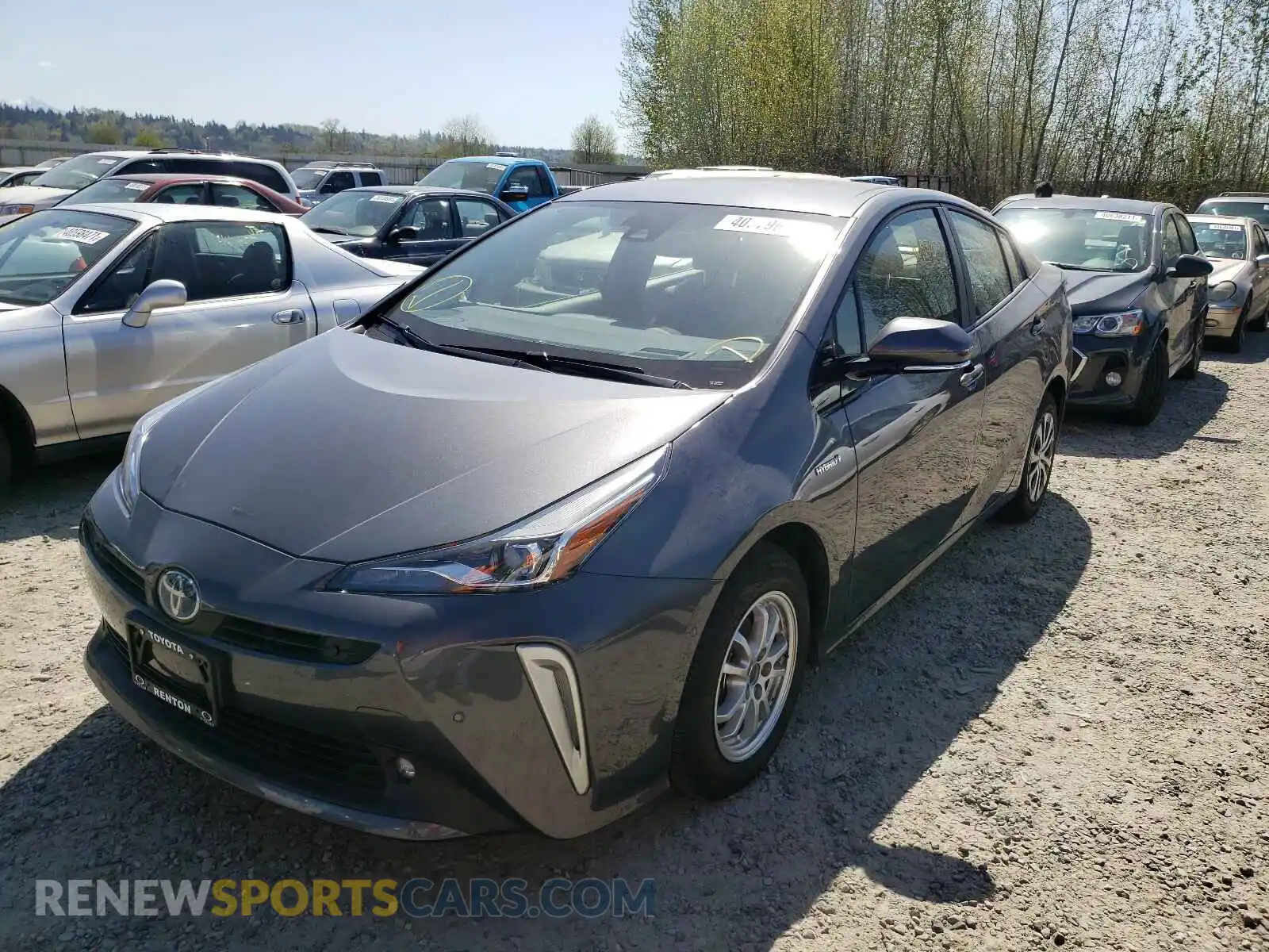 2 Фотография поврежденного автомобиля JTDL9RFU2L3021047 TOYOTA PRIUS 2020