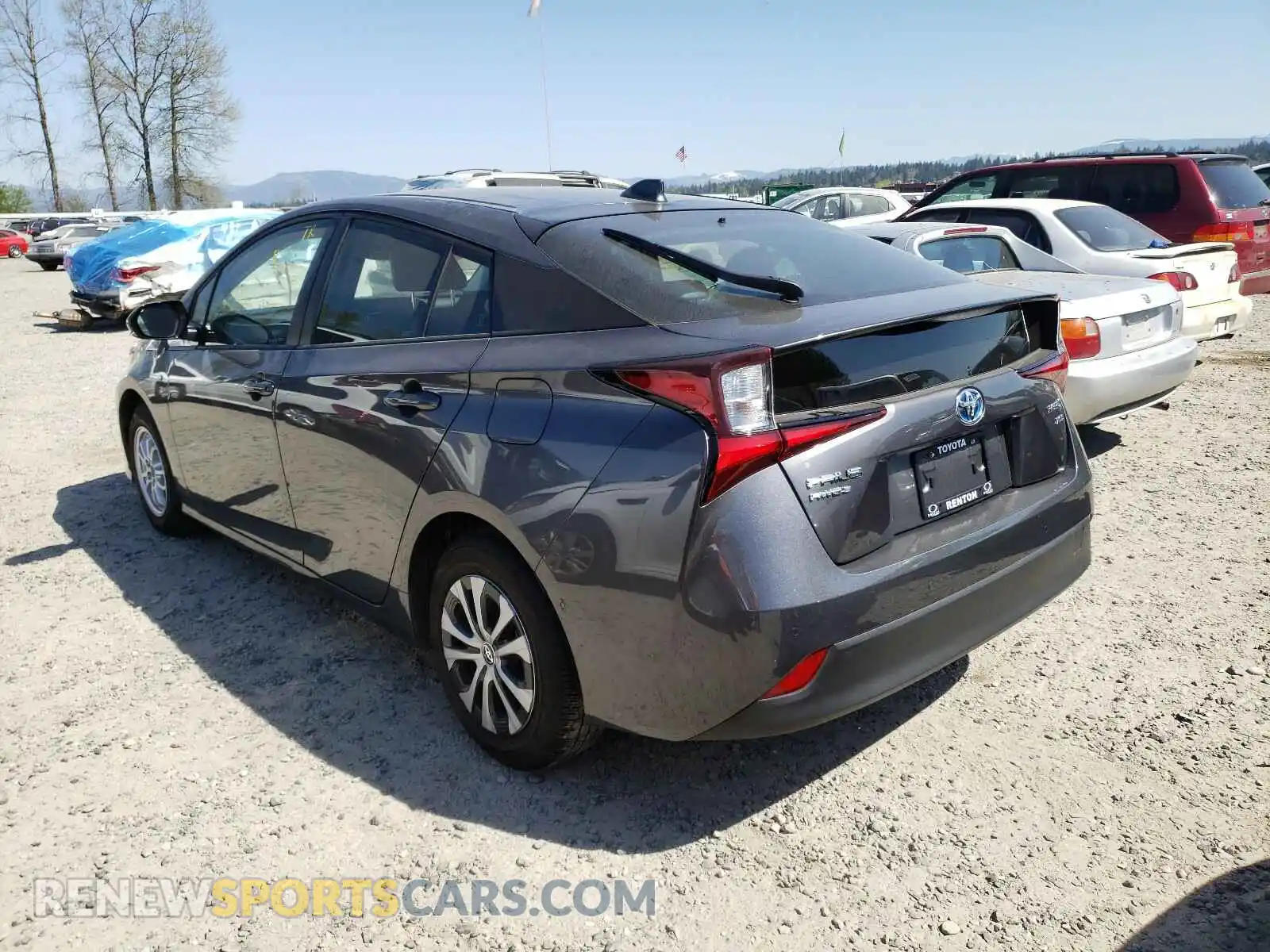 3 Фотография поврежденного автомобиля JTDL9RFU2L3021047 TOYOTA PRIUS 2020