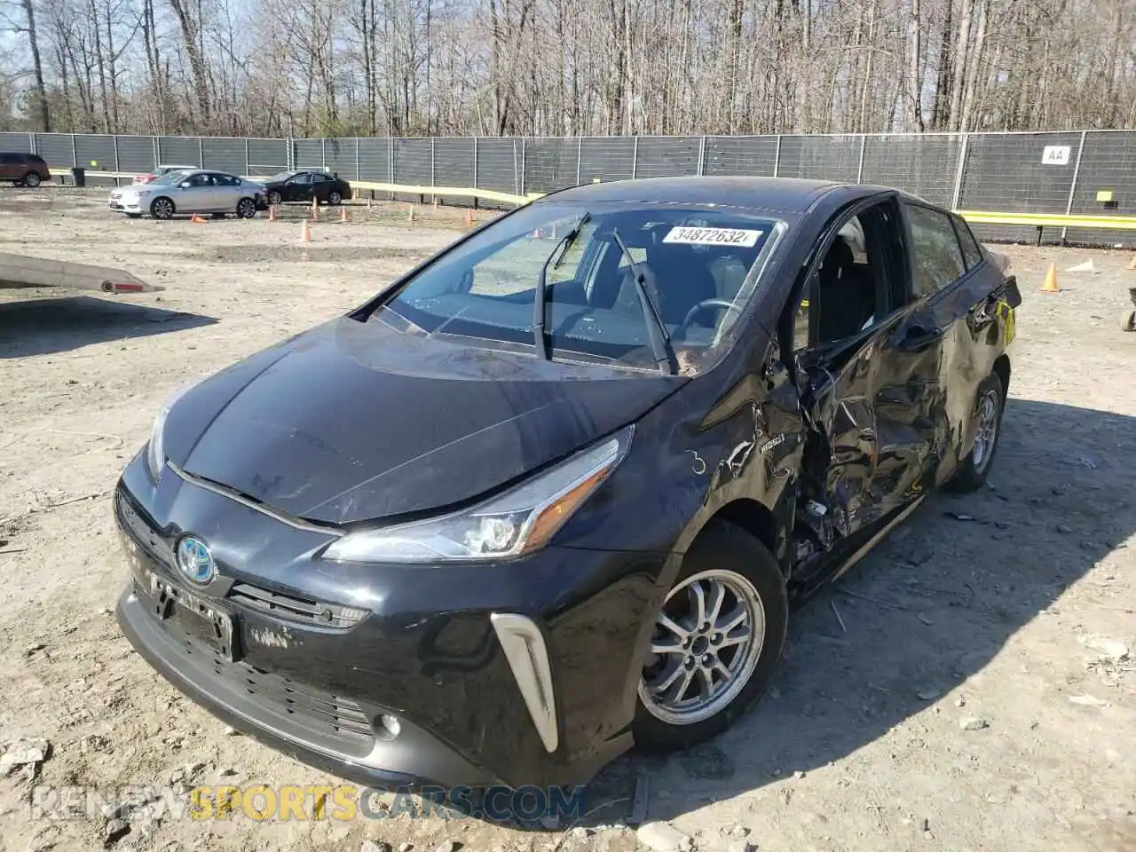 2 Photograph of a damaged car JTDL9RFU2L3021243 TOYOTA PRIUS 2020