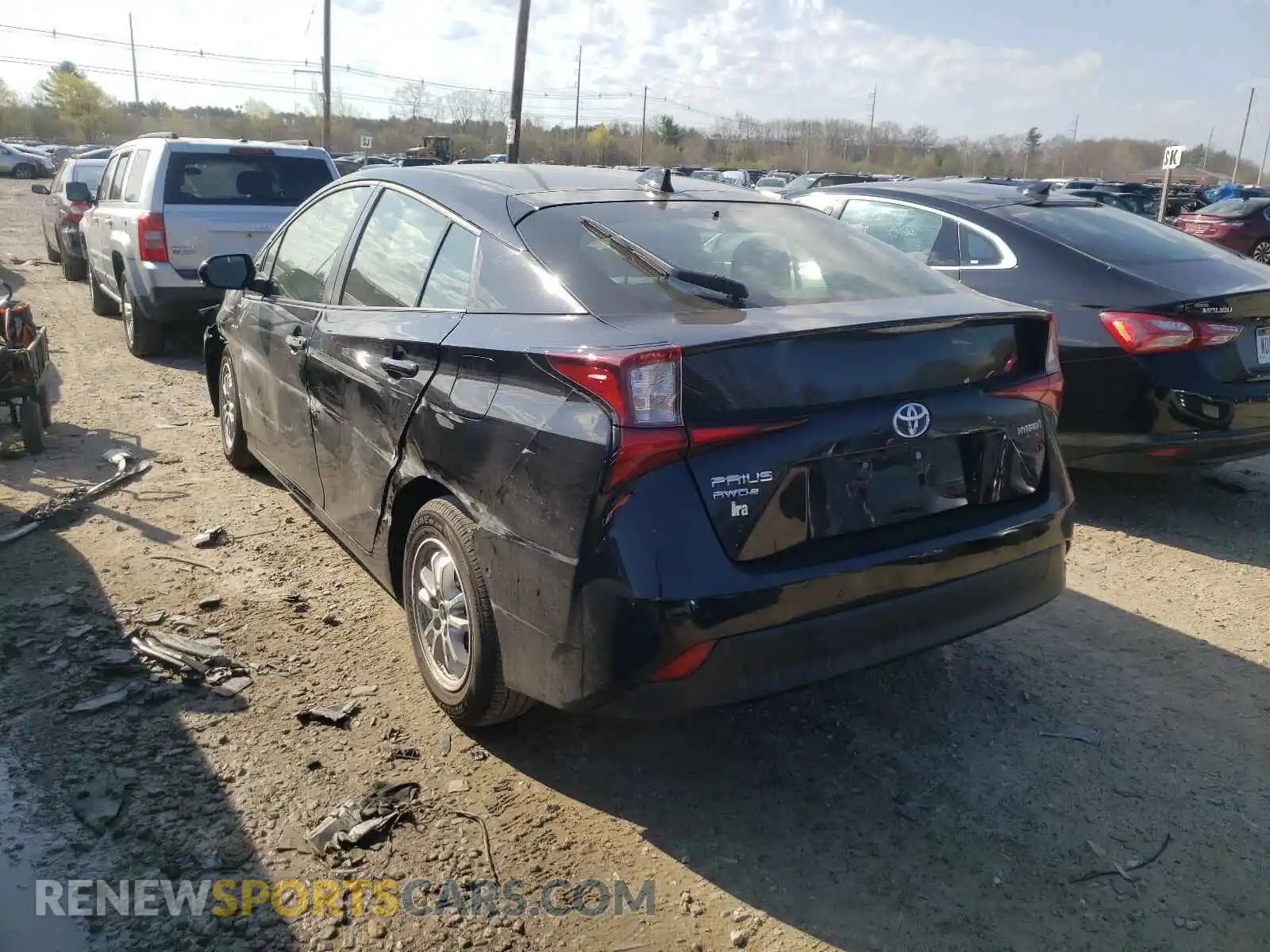 3 Photograph of a damaged car JTDL9RFU3L3020876 TOYOTA PRIUS 2020