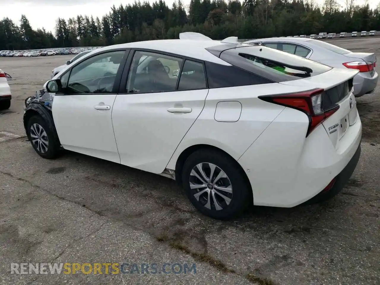 2 Photograph of a damaged car JTDL9RFU4L3018506 TOYOTA PRIUS 2020