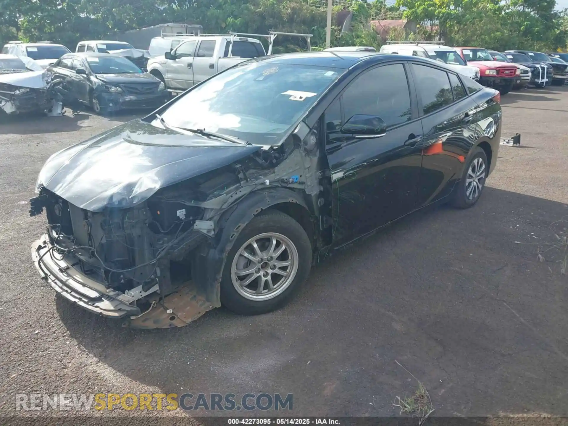 2 Photograph of a damaged car JTDL9RFU5L3013704 TOYOTA PRIUS 2020
