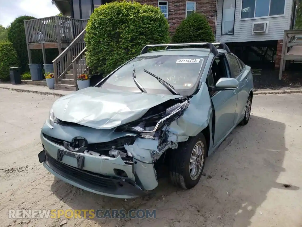2 Photograph of a damaged car JTDL9RFU5L3014464 TOYOTA PRIUS 2020