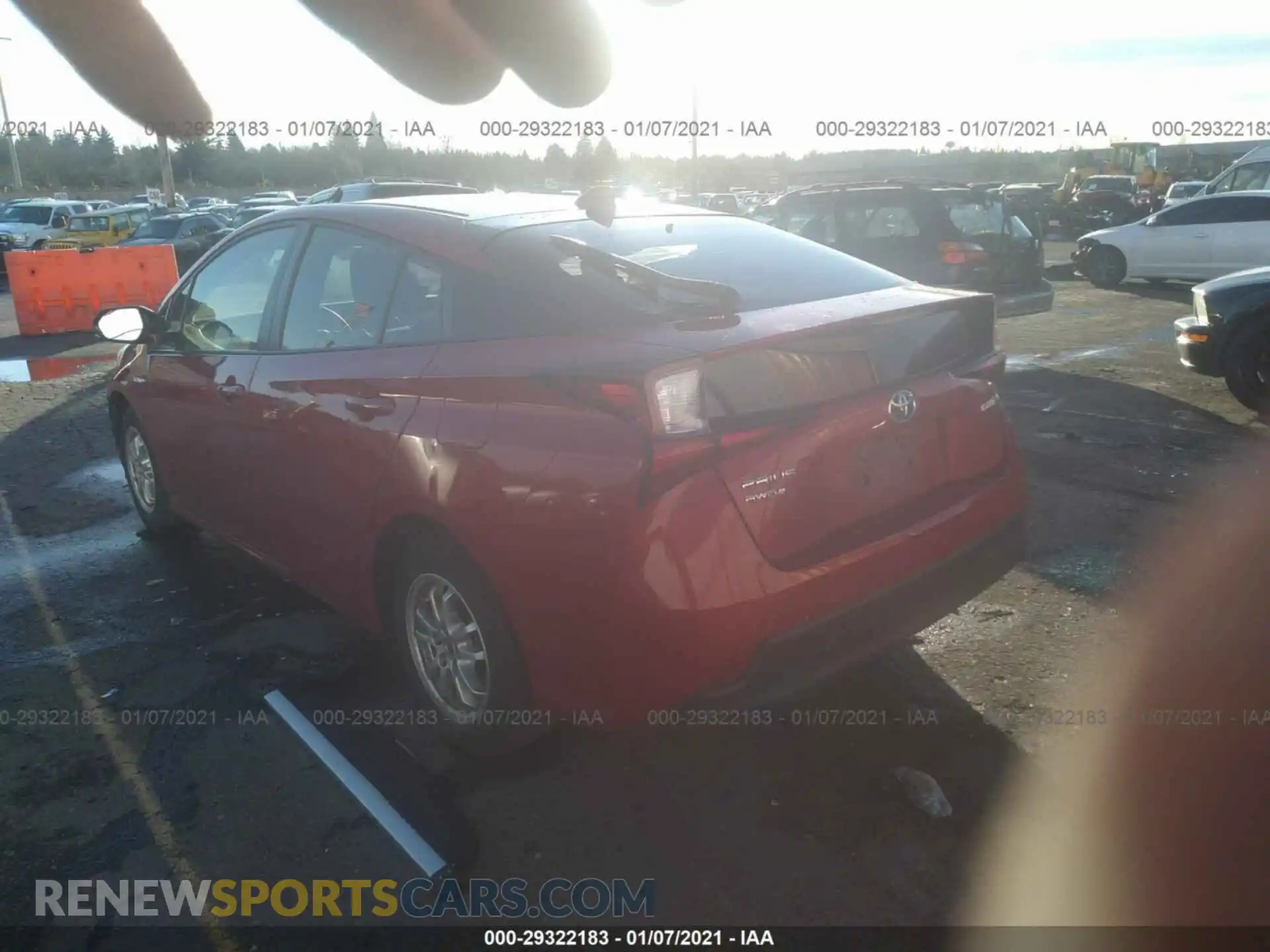 3 Photograph of a damaged car JTDL9RFU6L3013307 TOYOTA PRIUS 2020