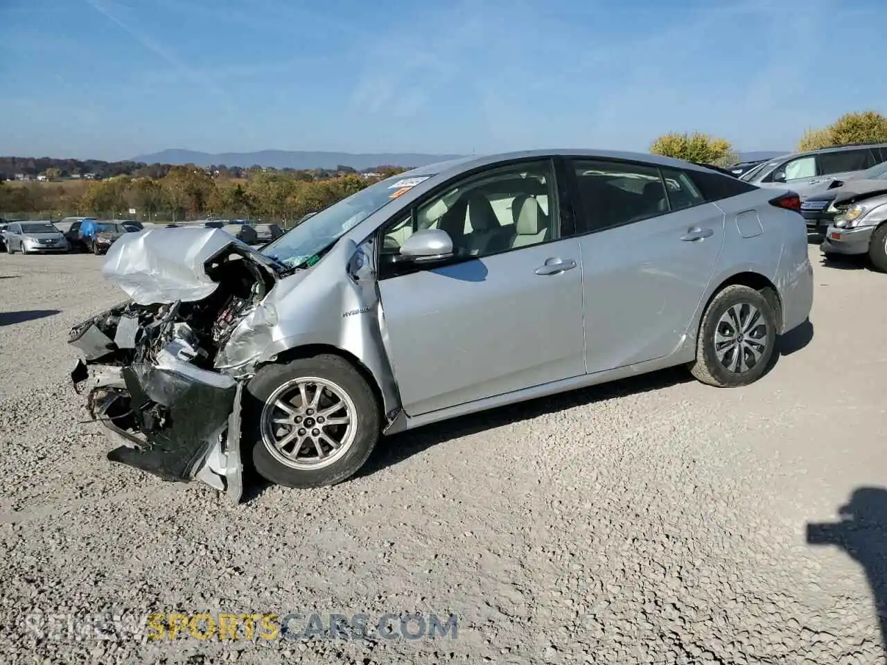 1 Photograph of a damaged car JTDL9RFU6L3018488 TOYOTA PRIUS 2020