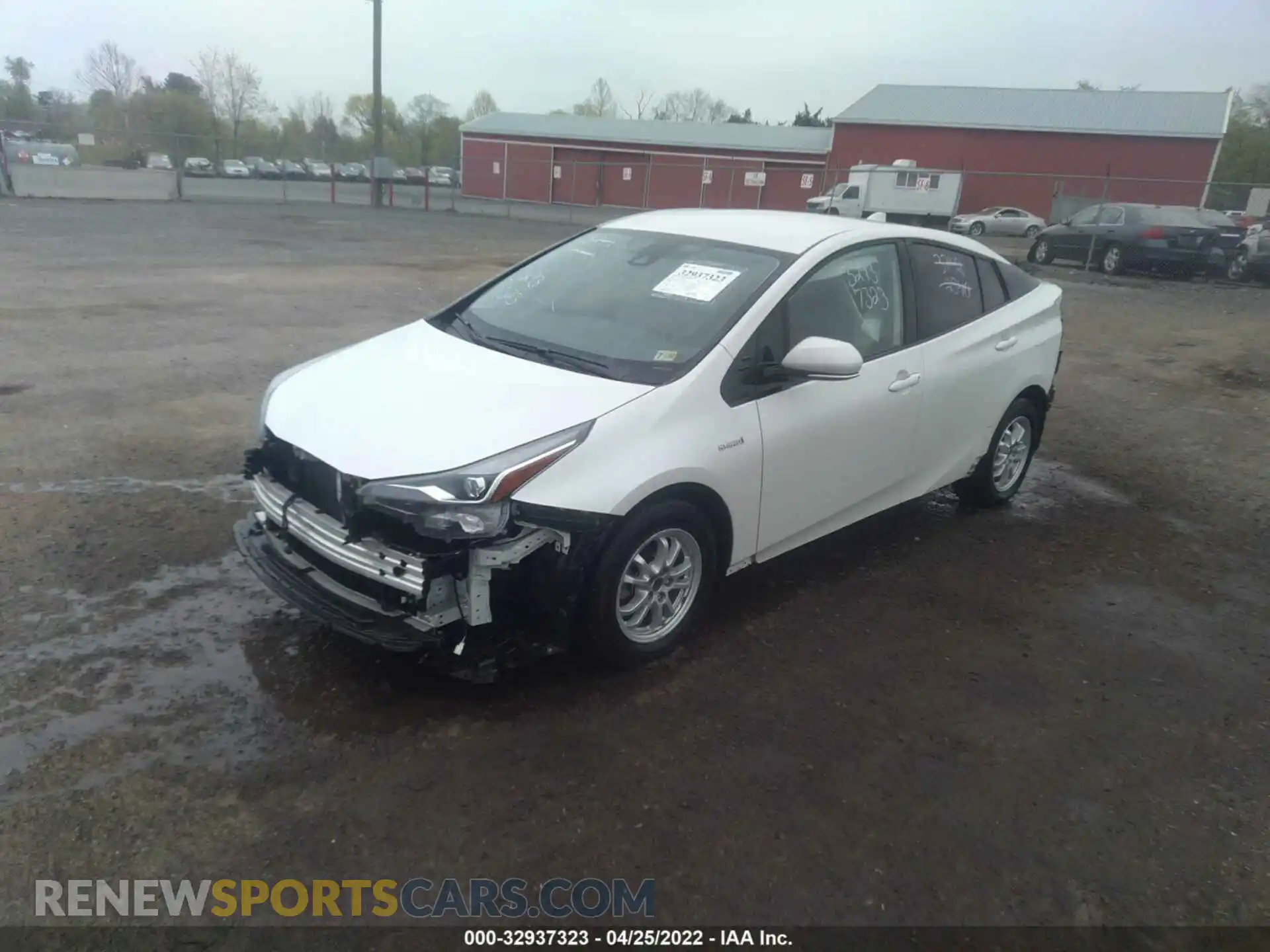 2 Photograph of a damaged car JTDL9RFU6L3018555 TOYOTA PRIUS 2020