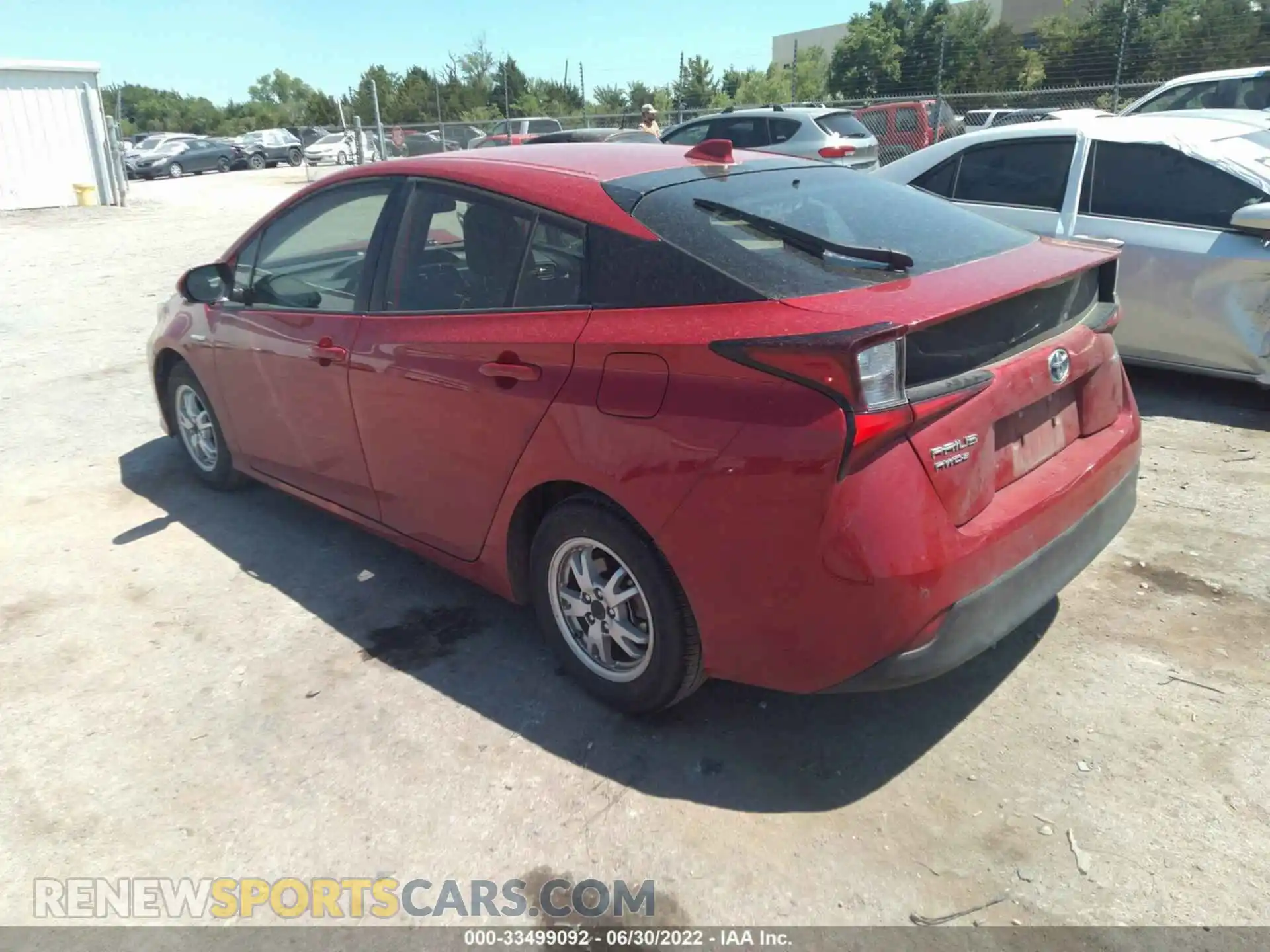 3 Photograph of a damaged car JTDL9RFU6L3020922 TOYOTA PRIUS 2020