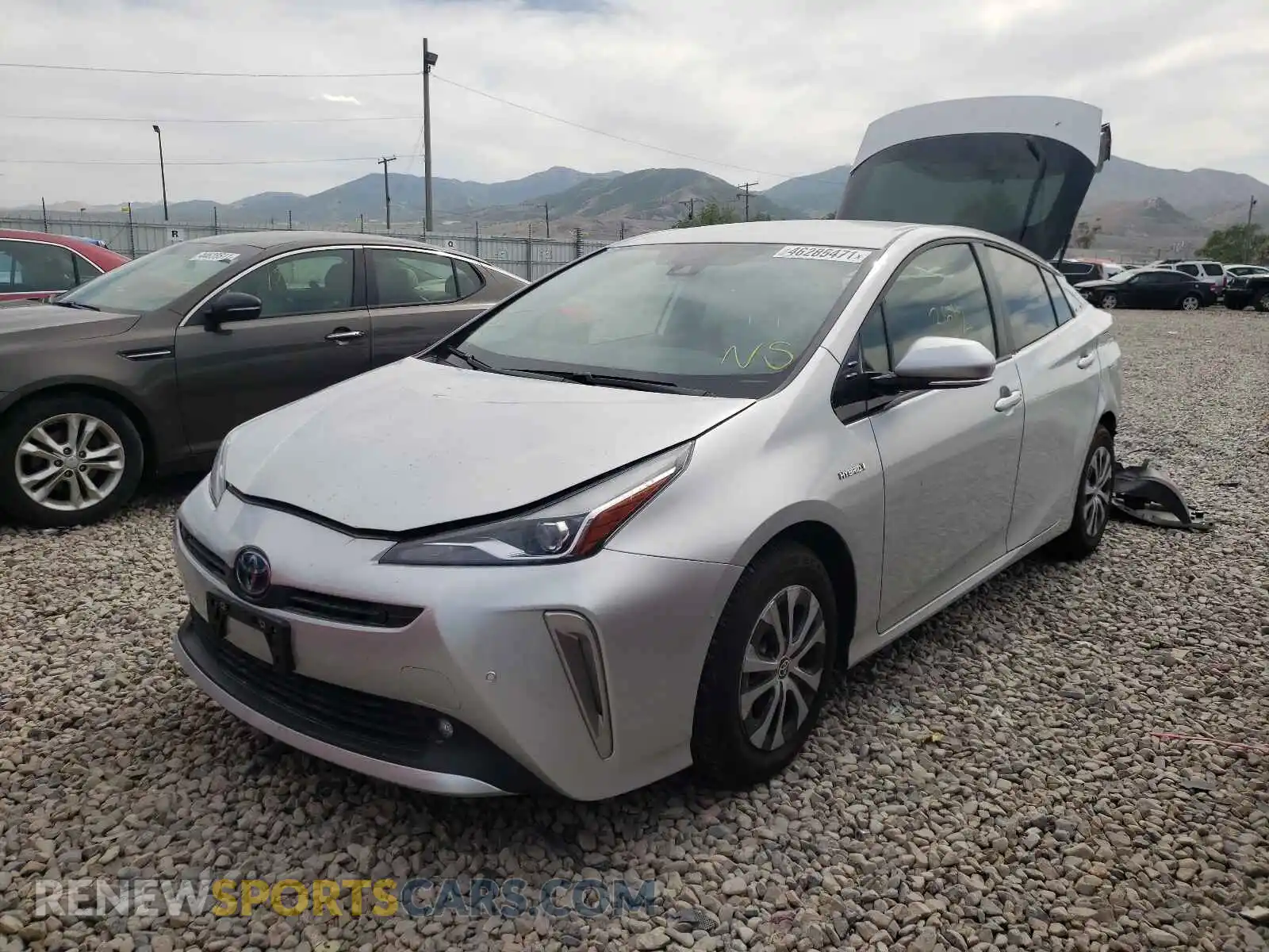 2 Photograph of a damaged car JTDL9RFU6L3022573 TOYOTA PRIUS 2020