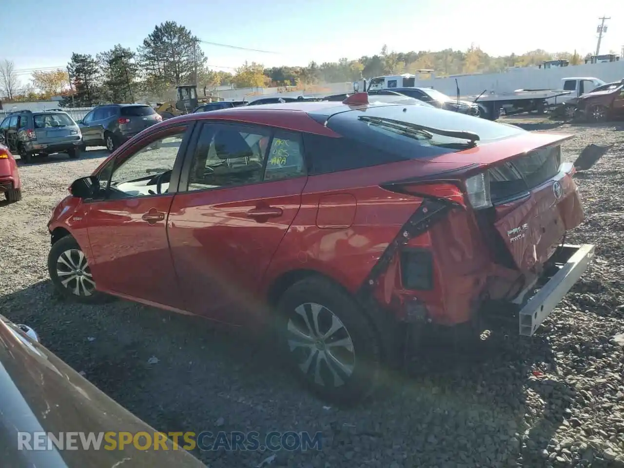 2 Photograph of a damaged car JTDL9RFU8L3014605 TOYOTA PRIUS 2020