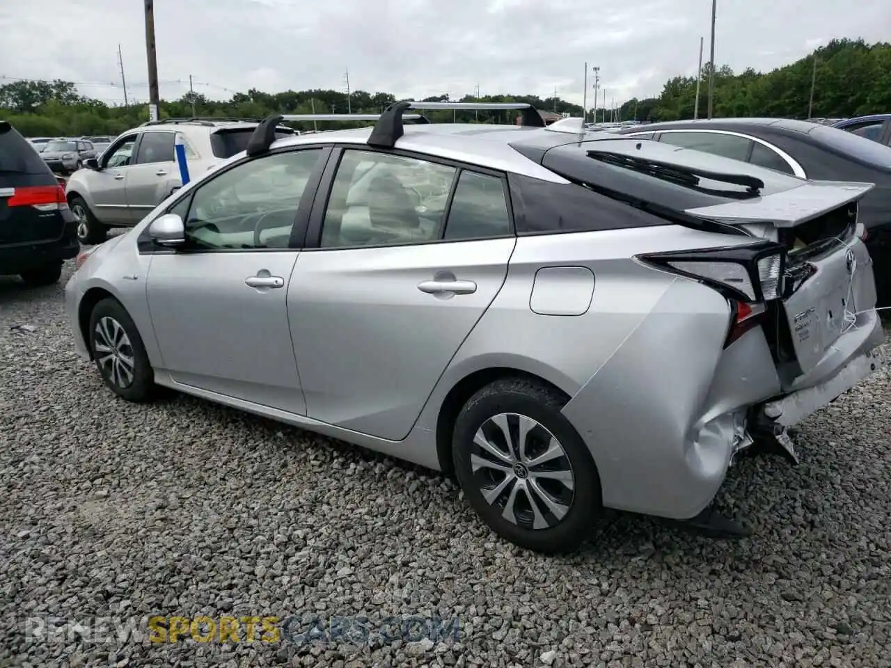 2 Photograph of a damaged car JTDL9RFU8L3015415 TOYOTA PRIUS 2020