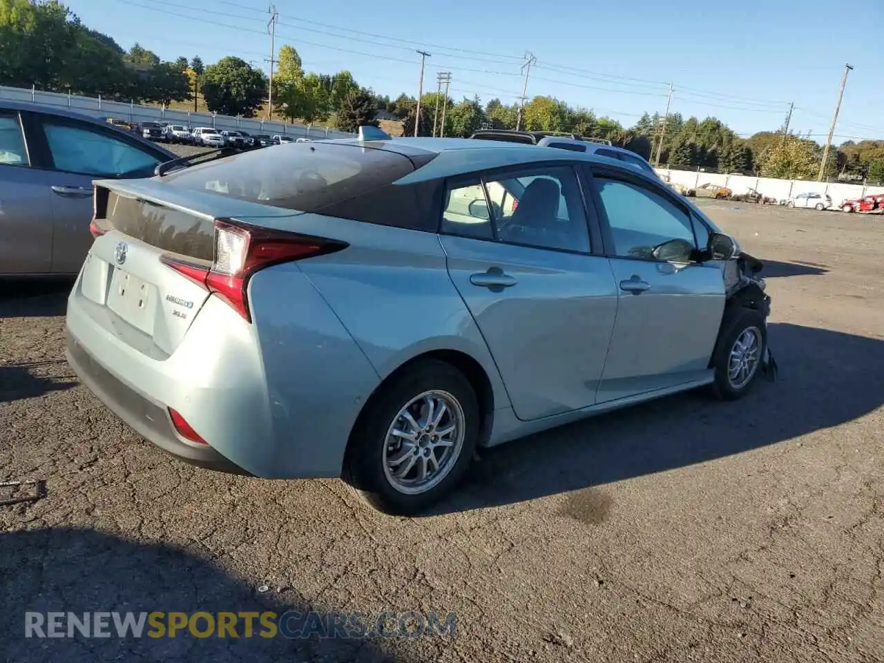 3 Photograph of a damaged car JTDL9RFU8L3020193 TOYOTA PRIUS 2020