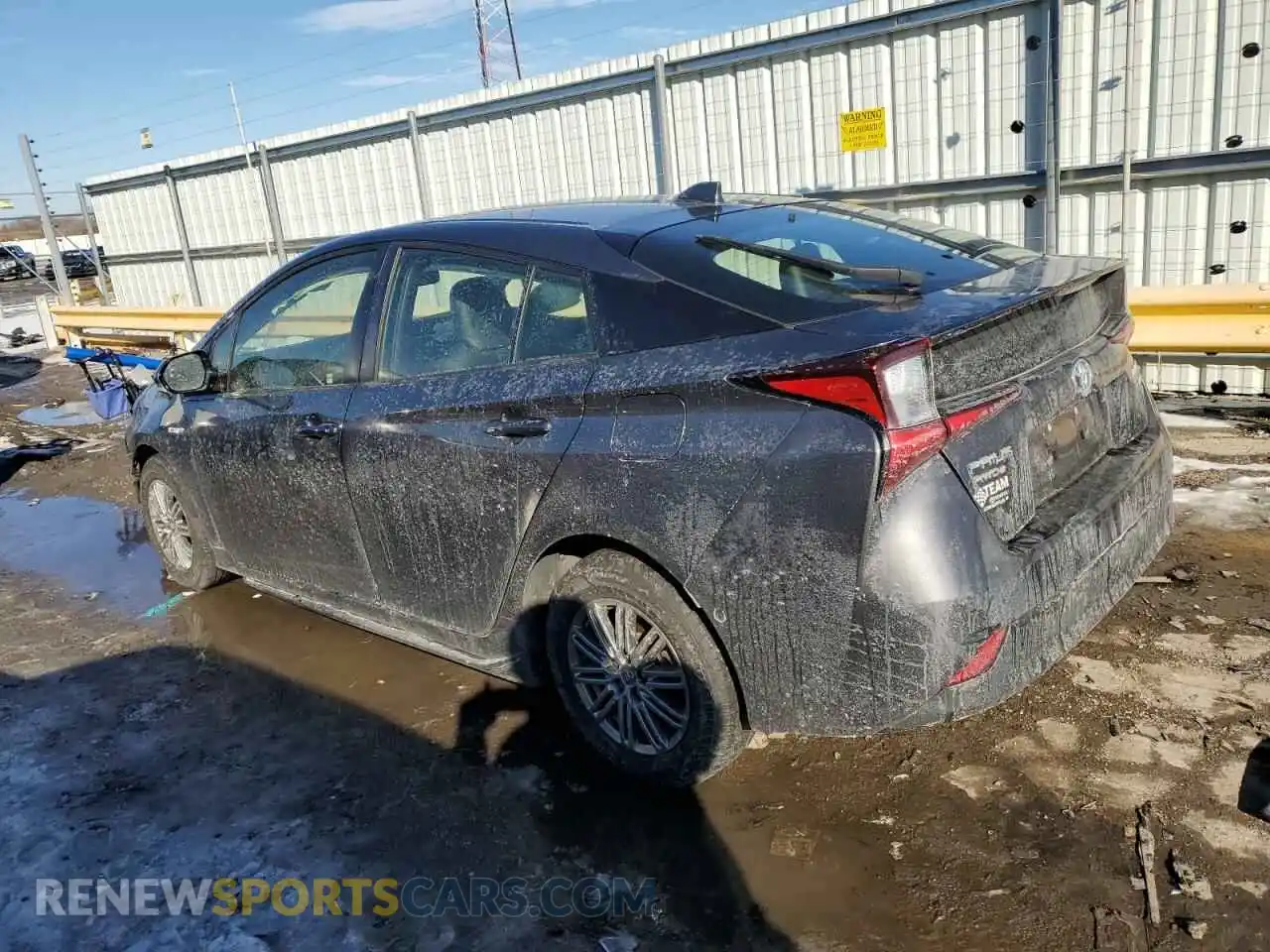 2 Photograph of a damaged car JTDL9RFU9L3013852 TOYOTA PRIUS 2020
