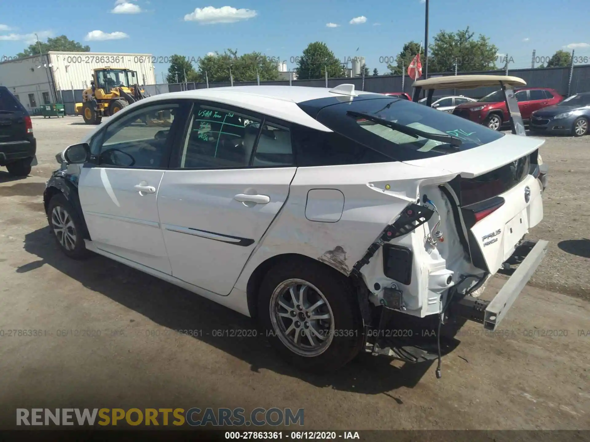 3 Photograph of a damaged car JTDL9RFUXL3015657 TOYOTA PRIUS 2020