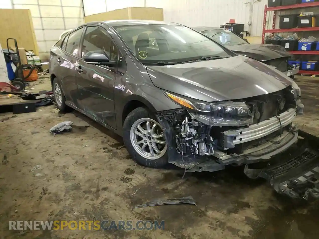 1 Photograph of a damaged car JTDKAMFP0M3170378 TOYOTA PRIUS 2021