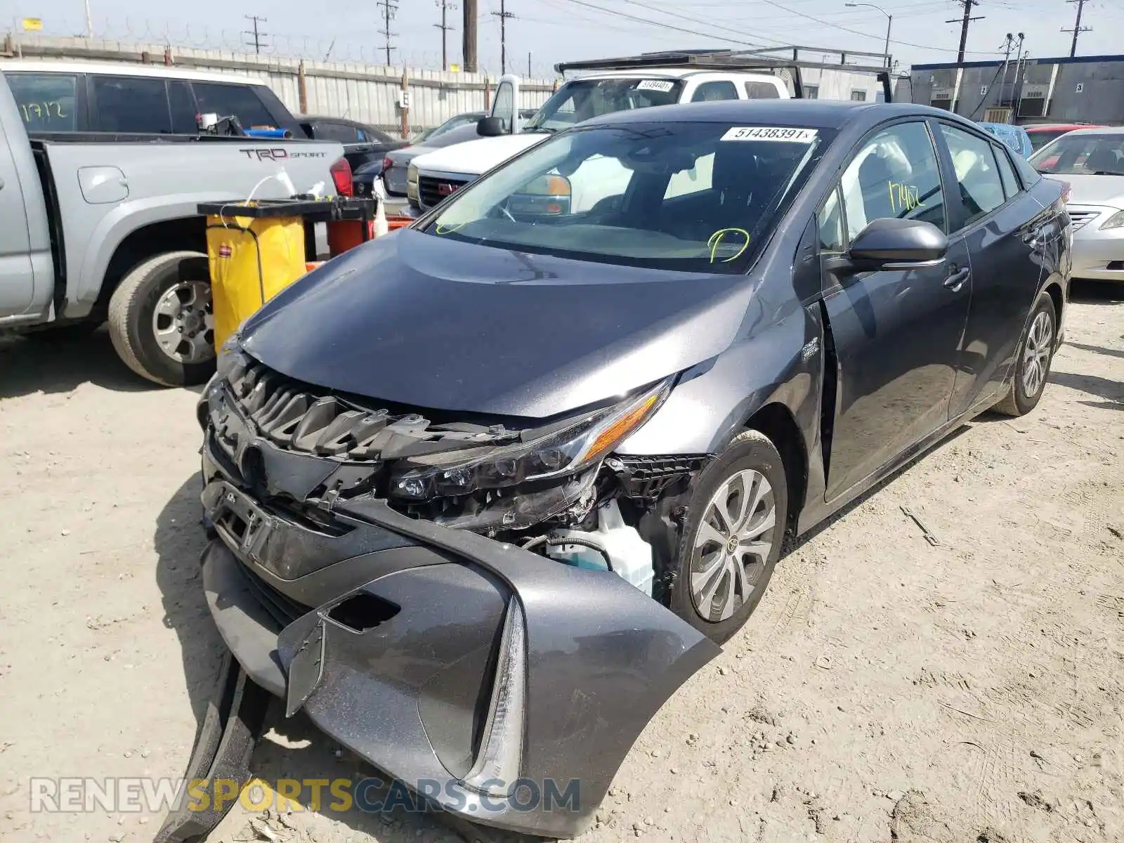 2 Photograph of a damaged car JTDKAMFP0M3171286 TOYOTA PRIUS 2021