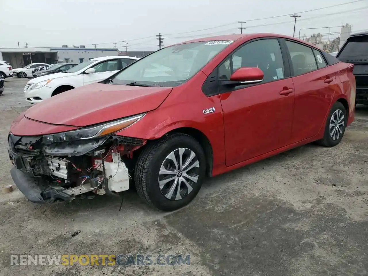 1 Фотография поврежденного автомобиля JTDKAMFP0M3173748 TOYOTA PRIUS 2021
