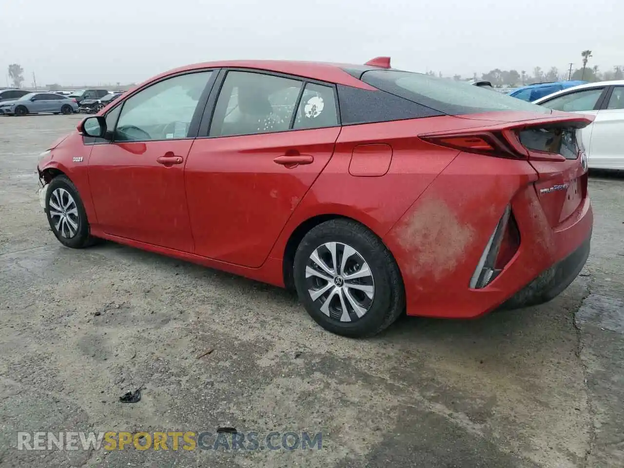 2 Фотография поврежденного автомобиля JTDKAMFP0M3173748 TOYOTA PRIUS 2021