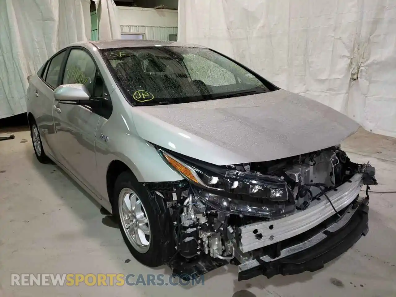 1 Photograph of a damaged car JTDKAMFP0M3188122 TOYOTA PRIUS 2021