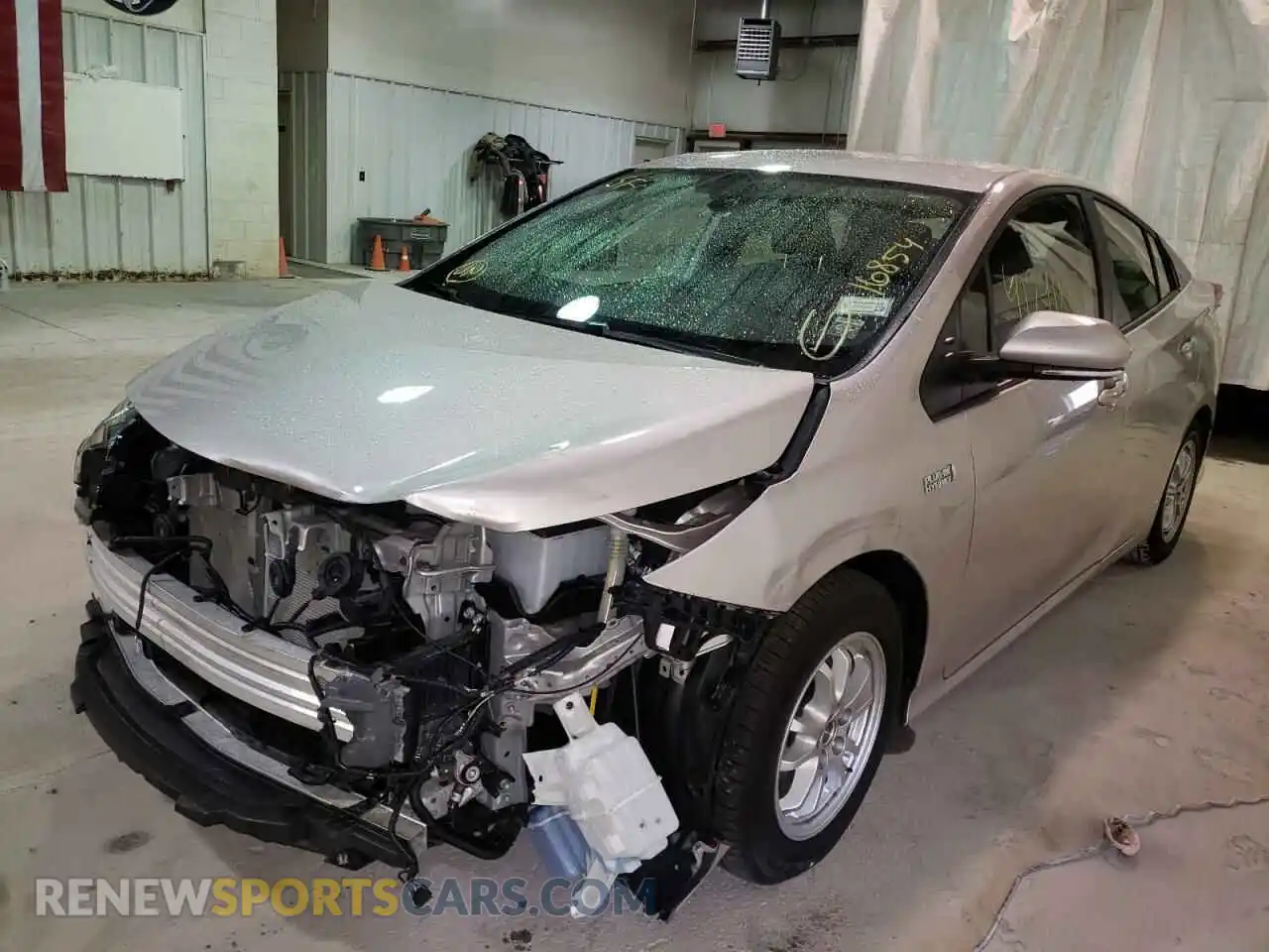 2 Photograph of a damaged car JTDKAMFP0M3188122 TOYOTA PRIUS 2021