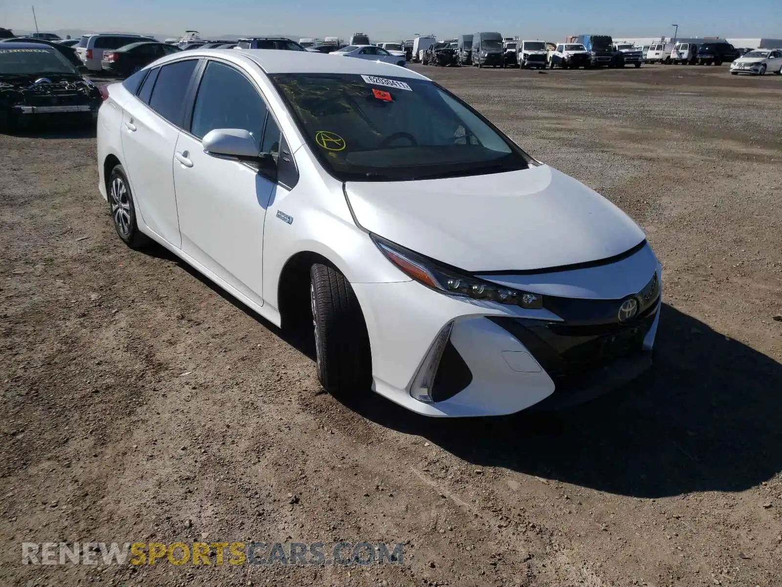 1 Photograph of a damaged car JTDKAMFP0M3190341 TOYOTA PRIUS 2021