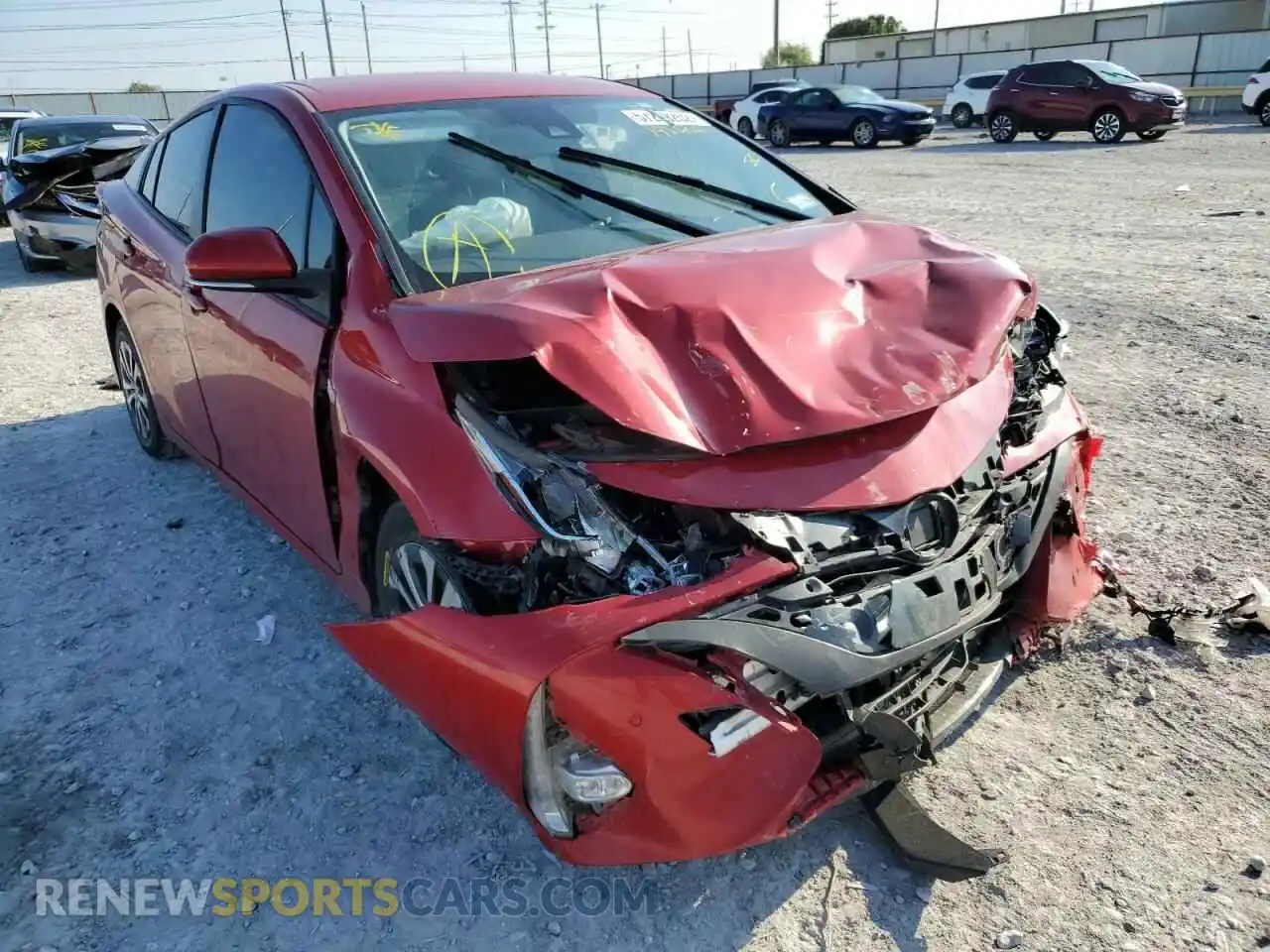 1 Photograph of a damaged car JTDKAMFP0M3192686 TOYOTA PRIUS 2021