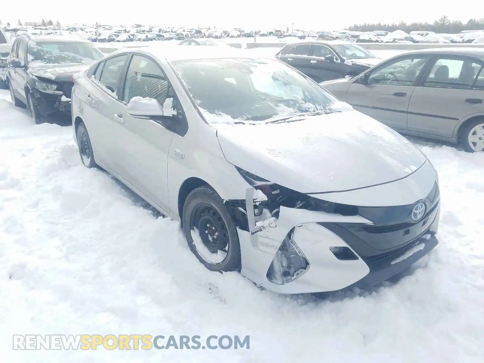1 Photograph of a damaged car JTDKAMFP1M3165237 TOYOTA PRIUS 2021