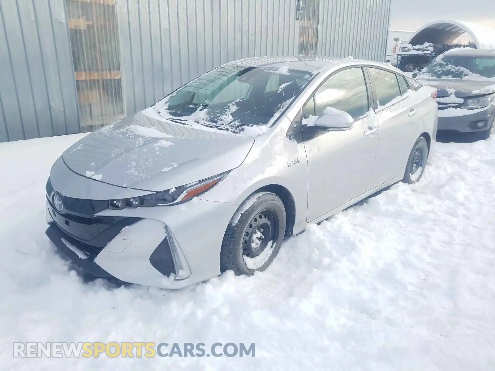 2 Photograph of a damaged car JTDKAMFP1M3165237 TOYOTA PRIUS 2021