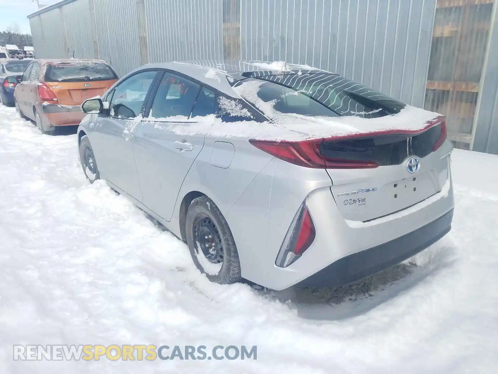 3 Photograph of a damaged car JTDKAMFP1M3165237 TOYOTA PRIUS 2021