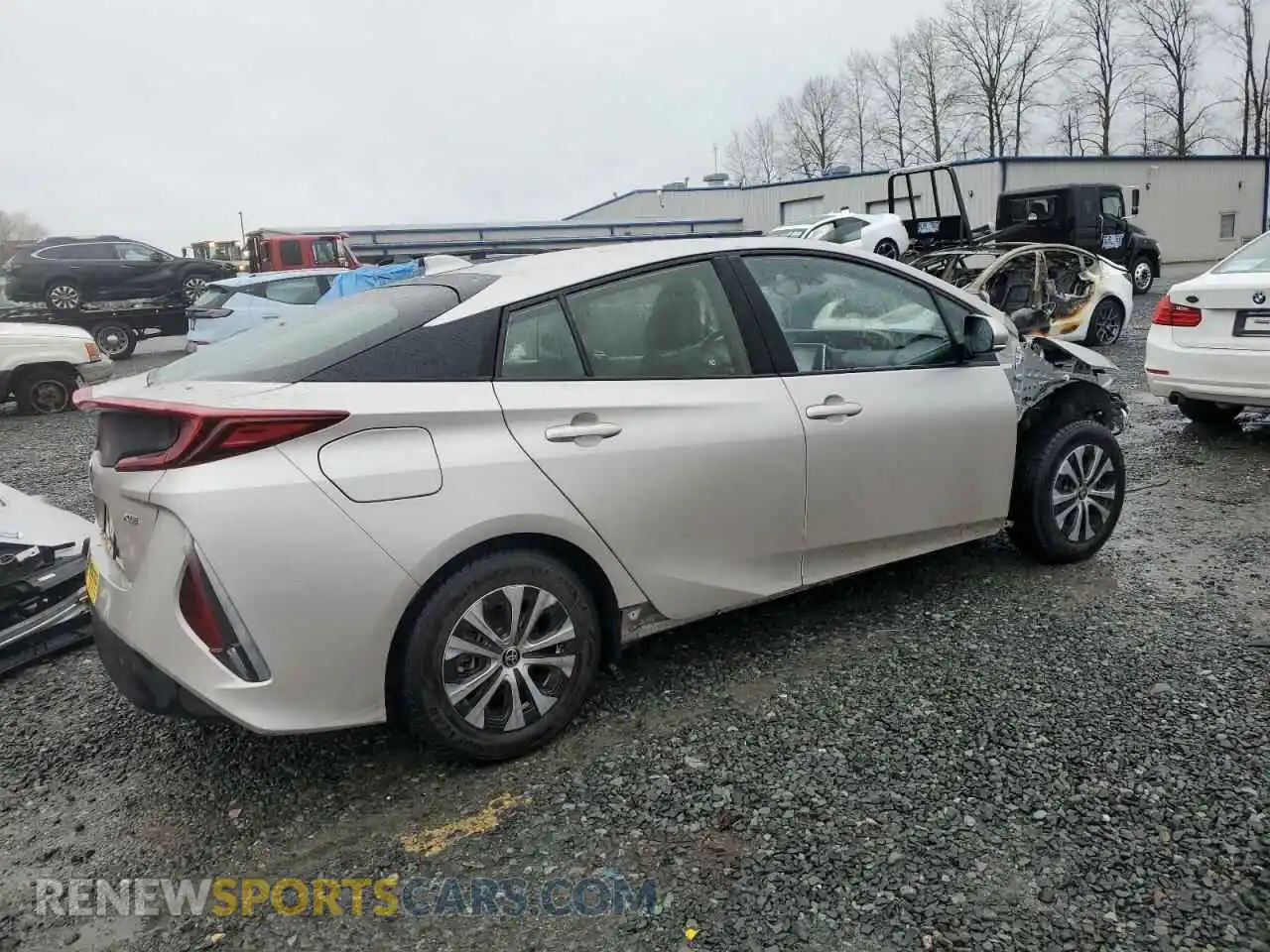 3 Photograph of a damaged car JTDKAMFP1M3180613 TOYOTA PRIUS 2021